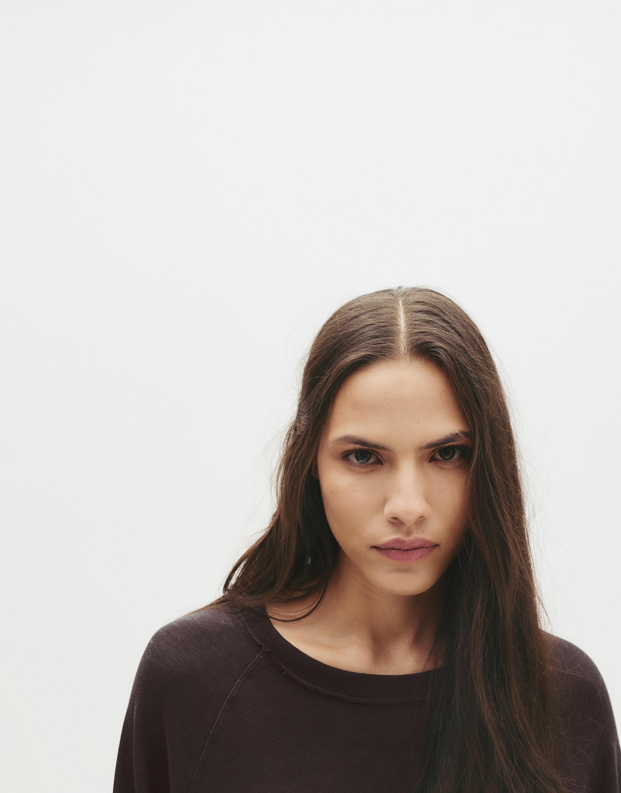 Uzun kollu reglan kesim t-shirt - Görsel 101