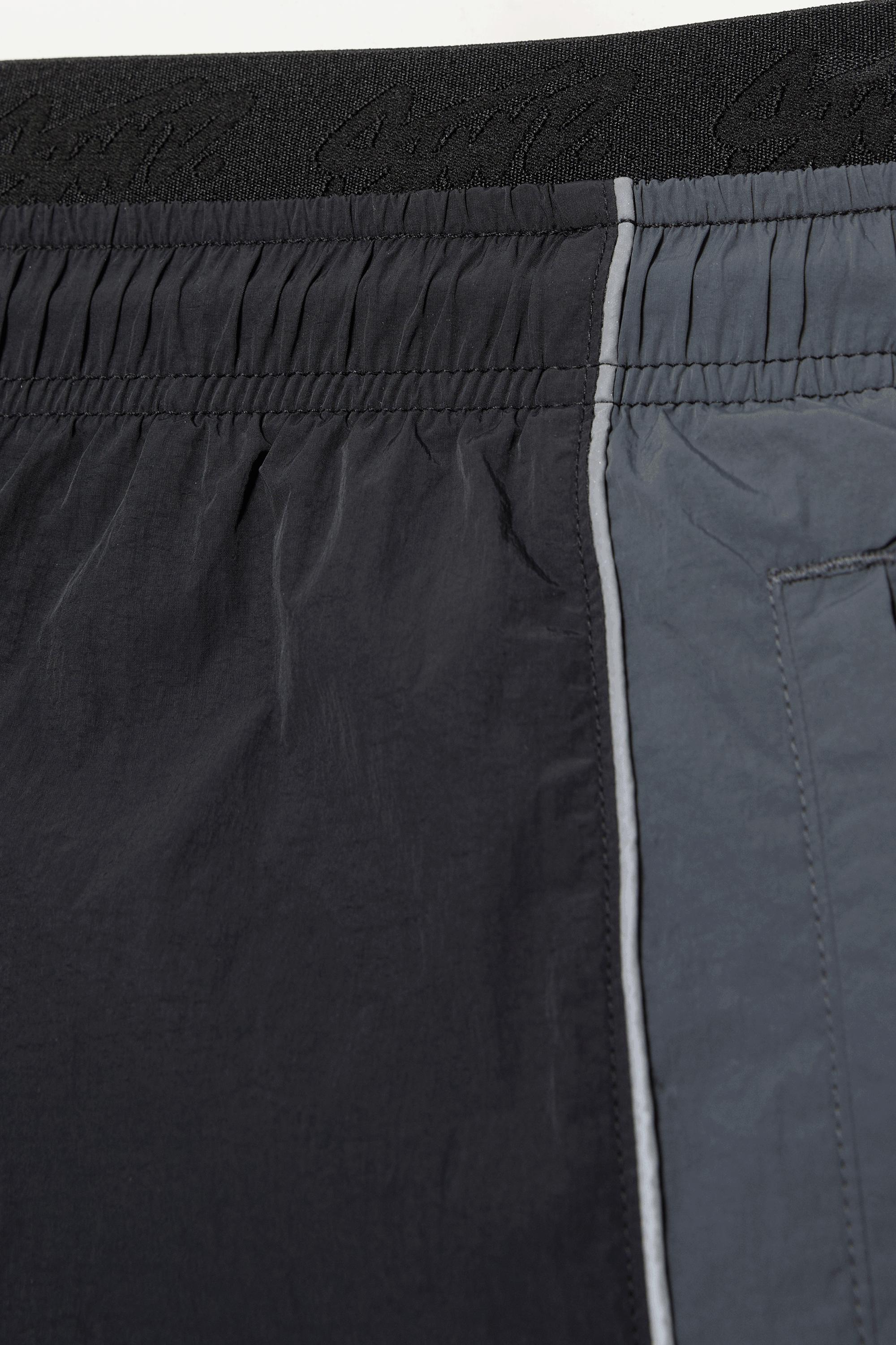Panelled swimming trunks — Black