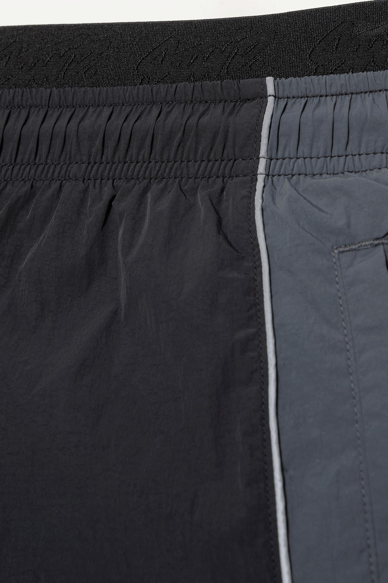 Panelled swimming trunks — Black