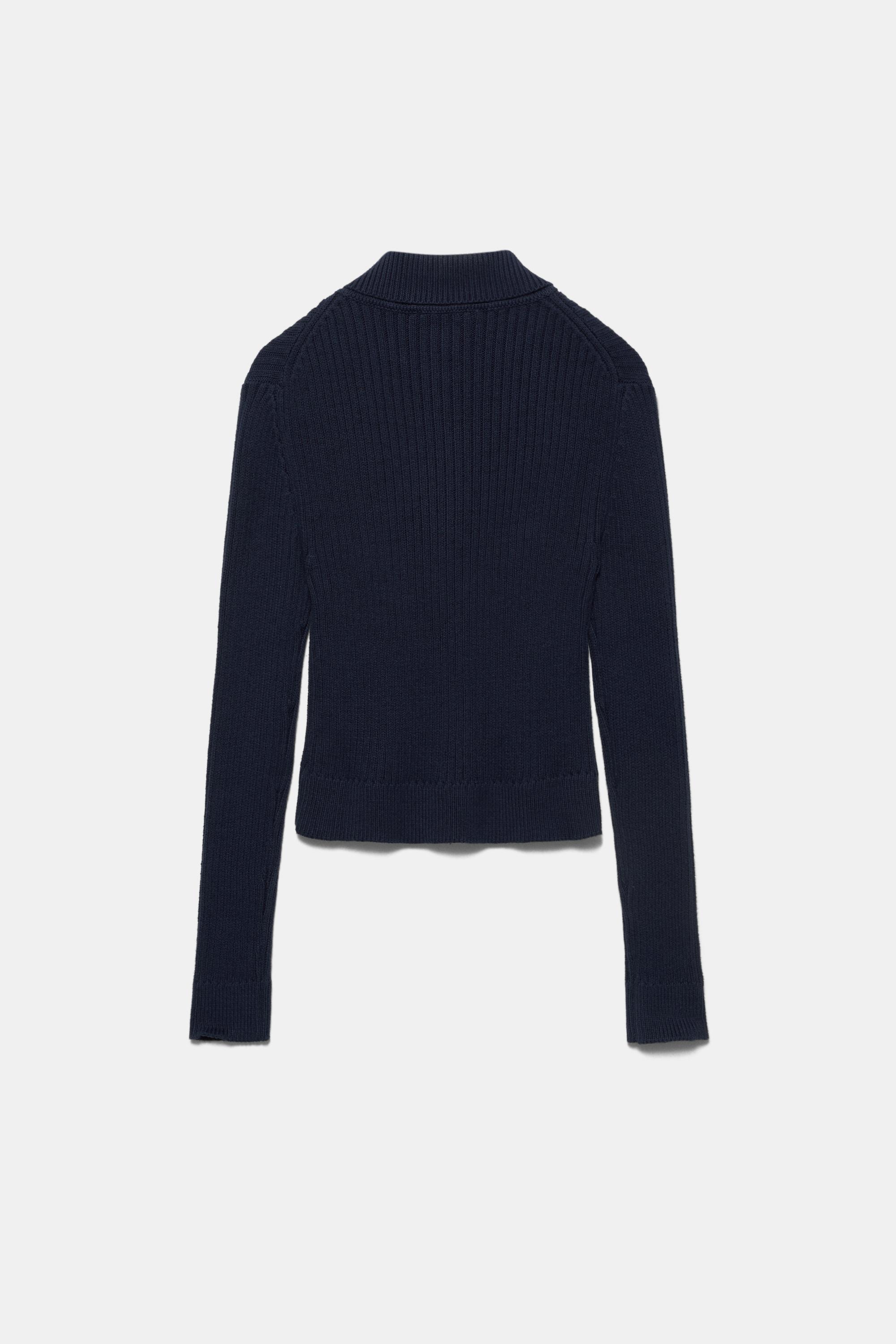 Fitilli fermuarlı hırka - Görsel 3