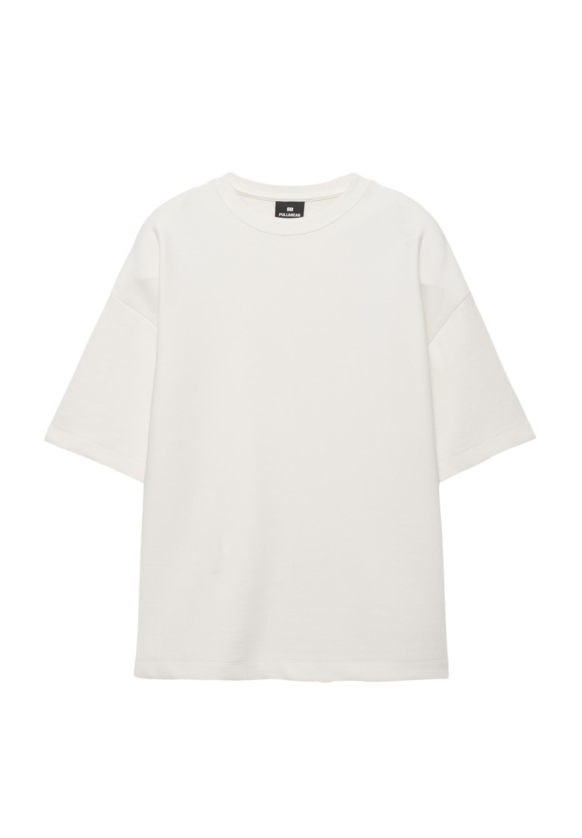 Kısa kollu interlok sweatshirt - Görsel 3