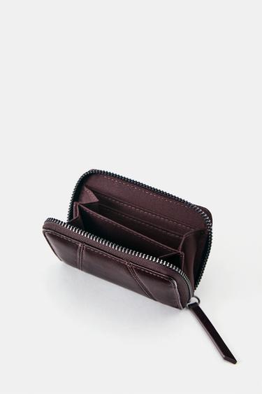 Distressed wallet — Burgundy 4