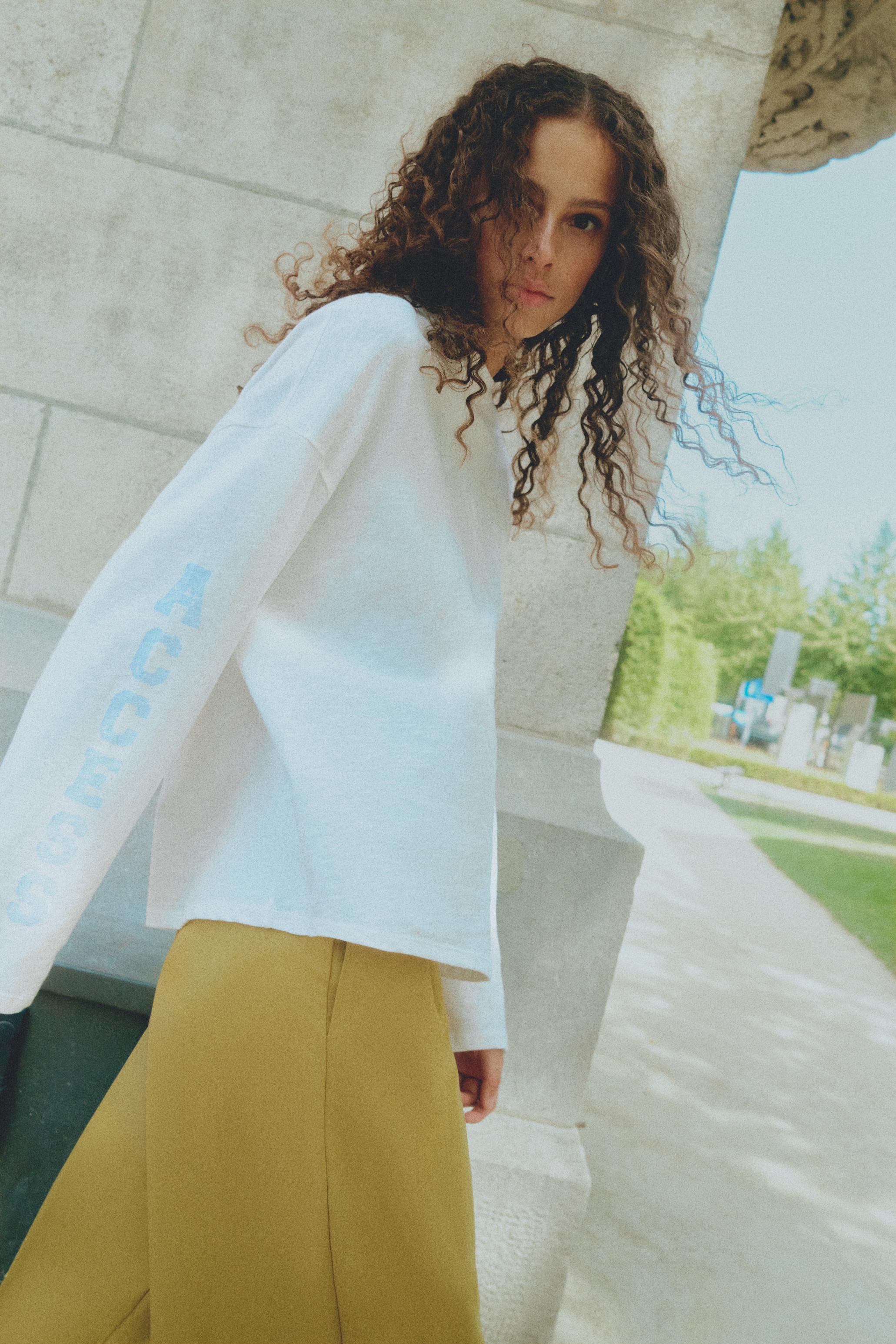 Regular fit graphic T-shirt — White