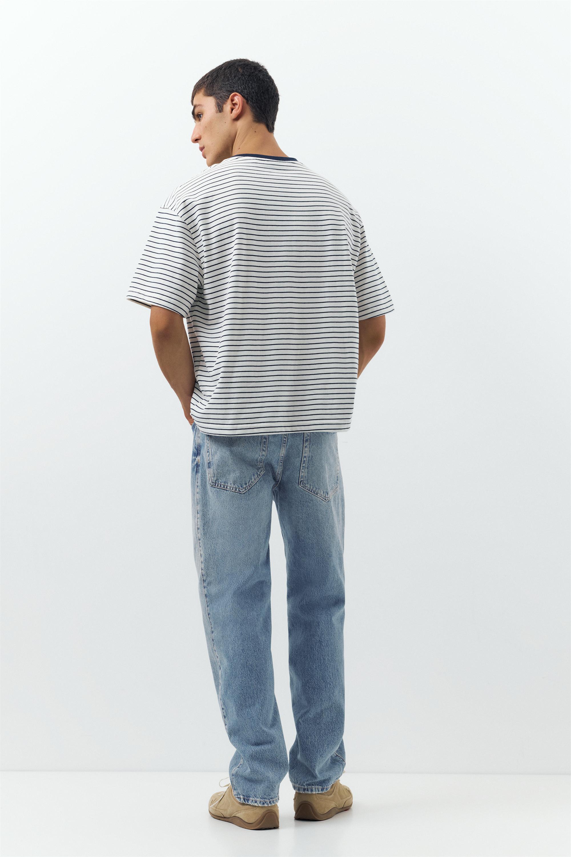 Straight-leg jeans — Medium blue