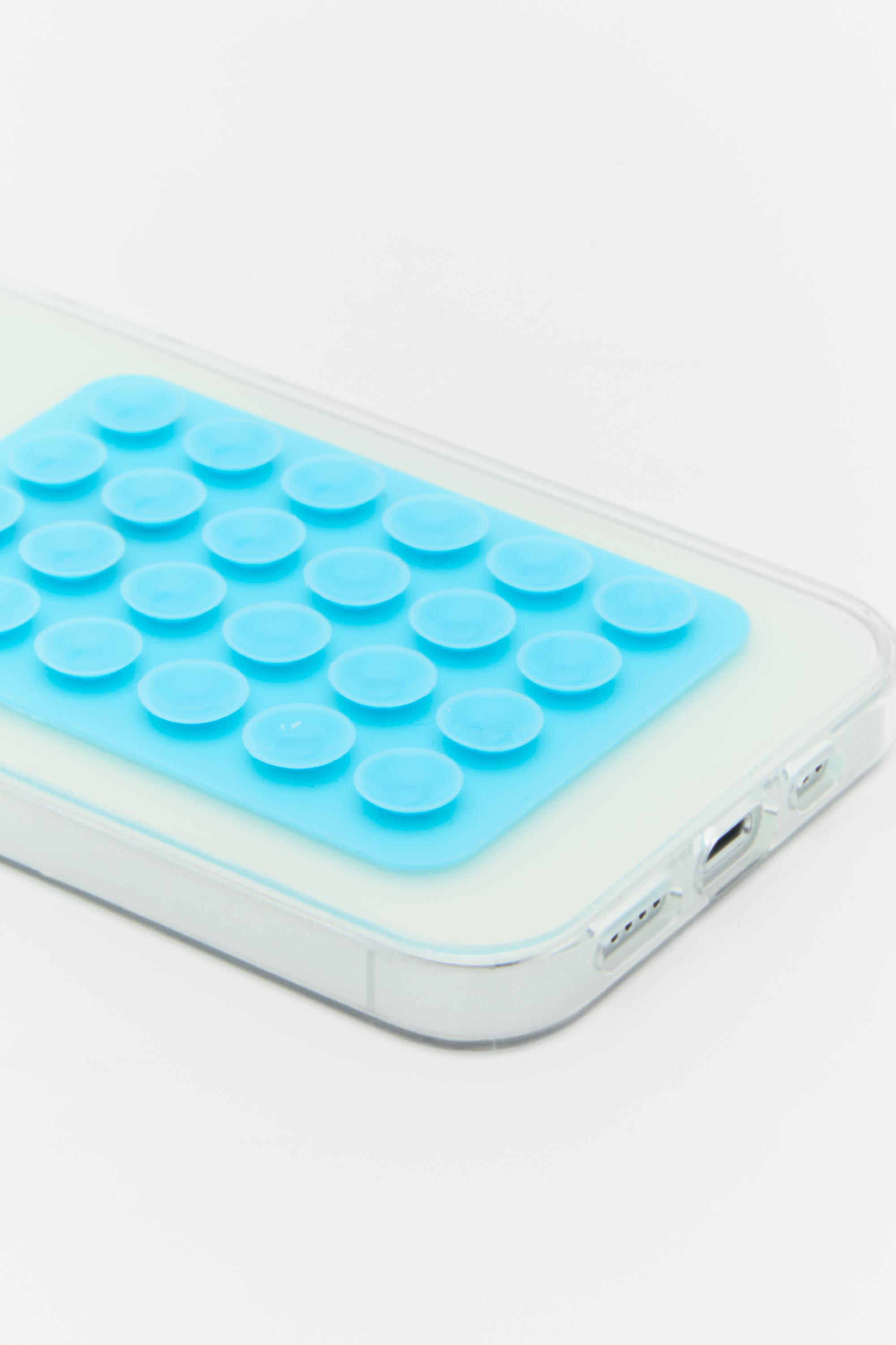 Suction cup iPhone case — Blue (alternate view)