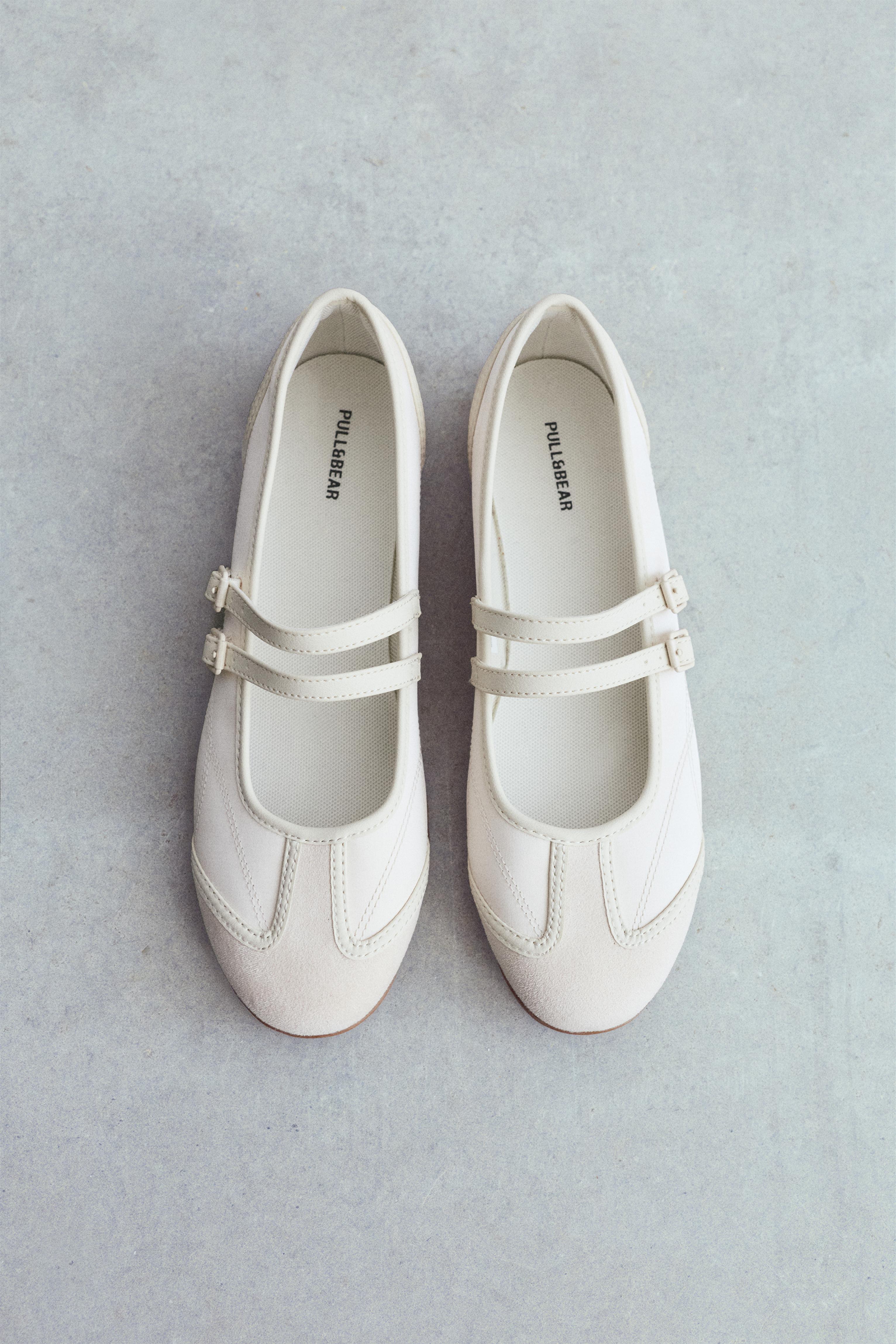 Sports ballet flats — Ecru