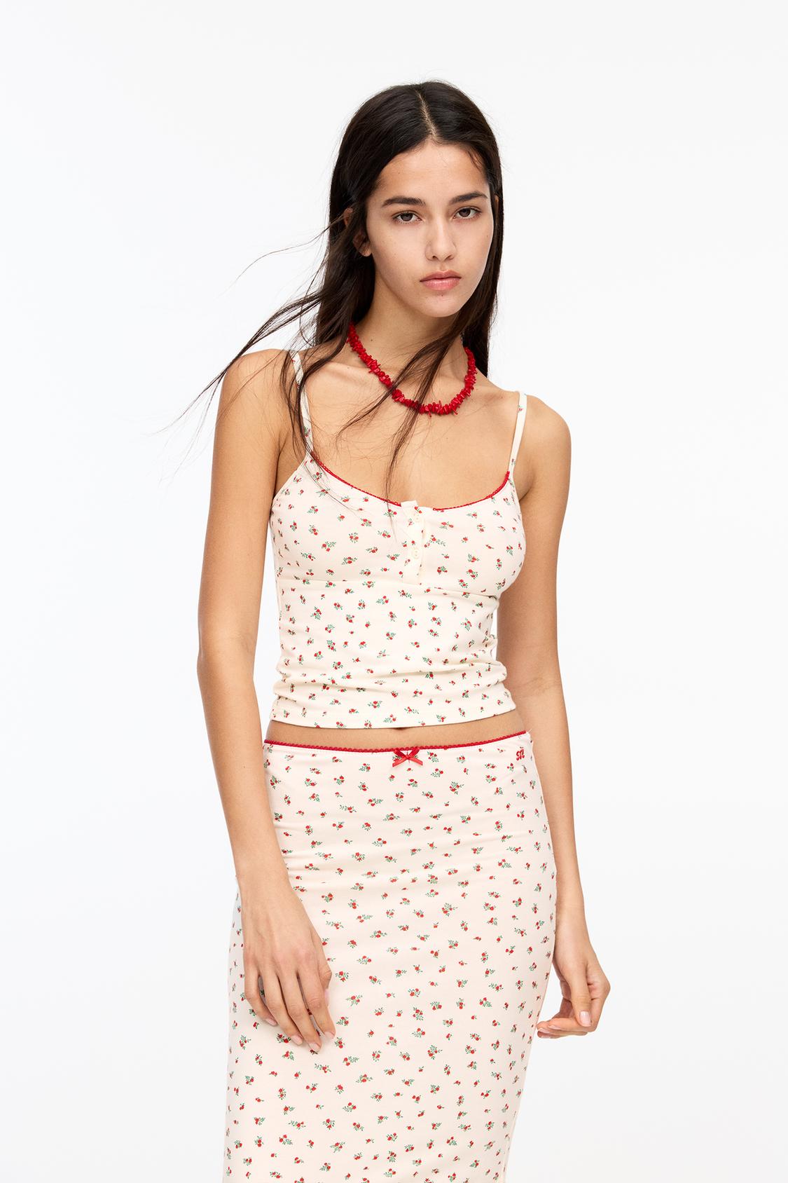 Pull&bear Tops Lunares Pull&Bear Sun Top - Main Image