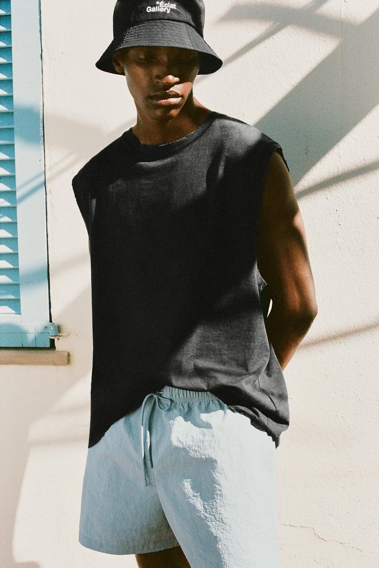 Regular fit swim shorts — Navy
