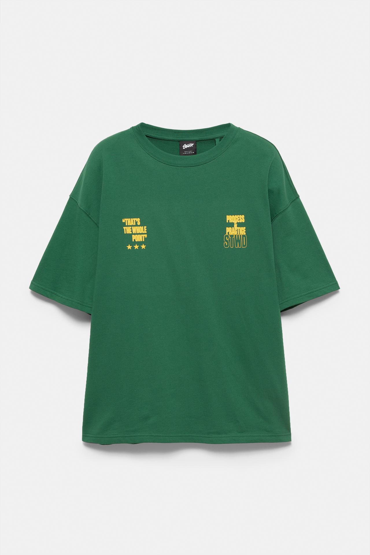 Short sleeve STWD sweatshirt — Green