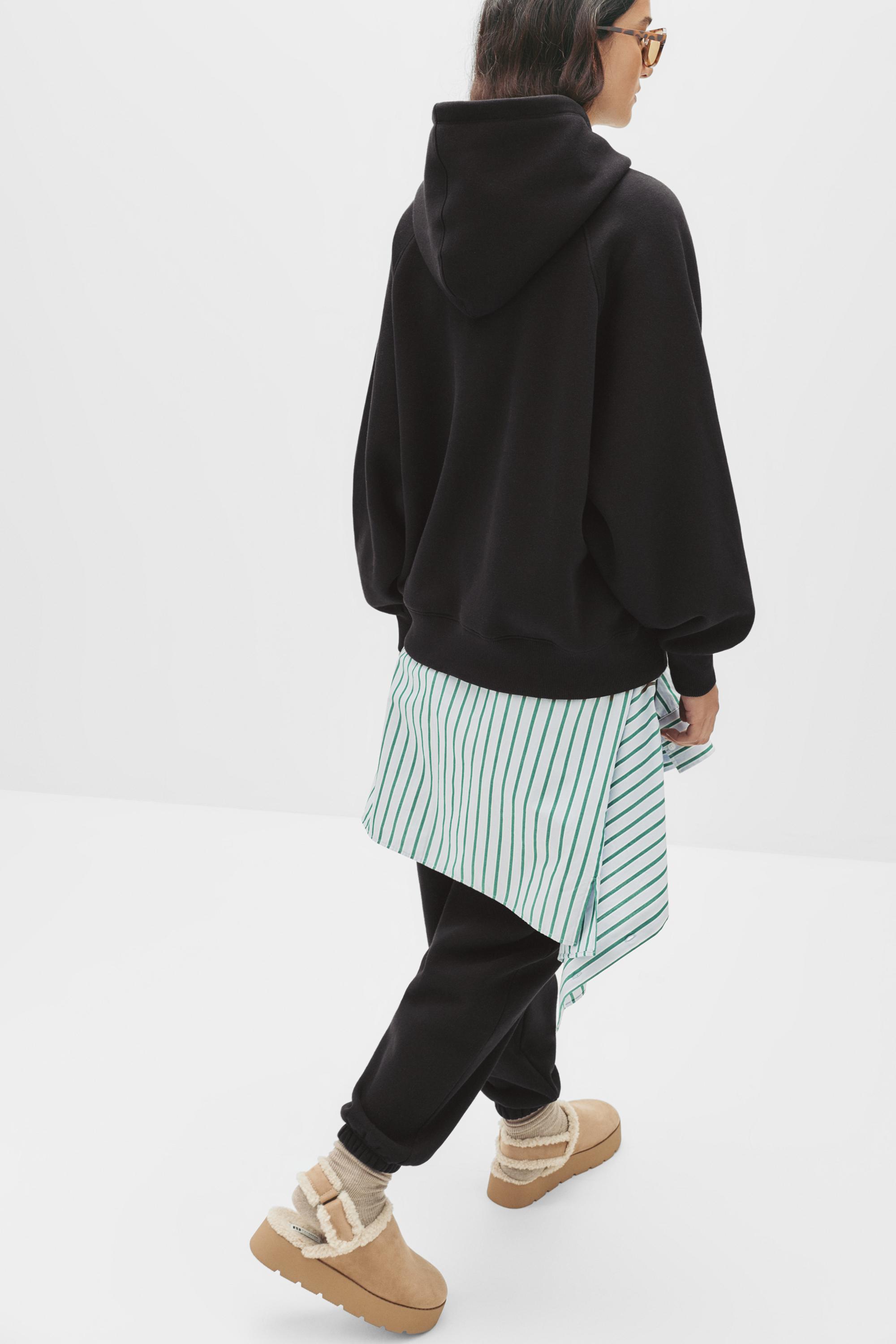 Oversize kapüşonlu sweatshirt - Görsel 20