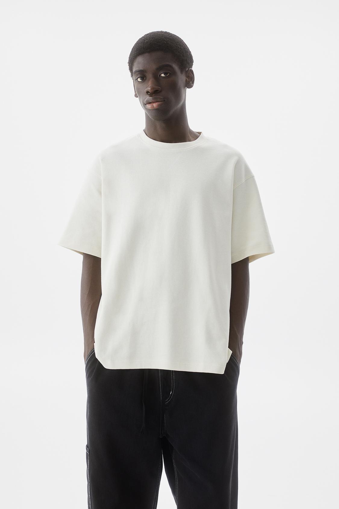 Camiseta básica manga corta estructura