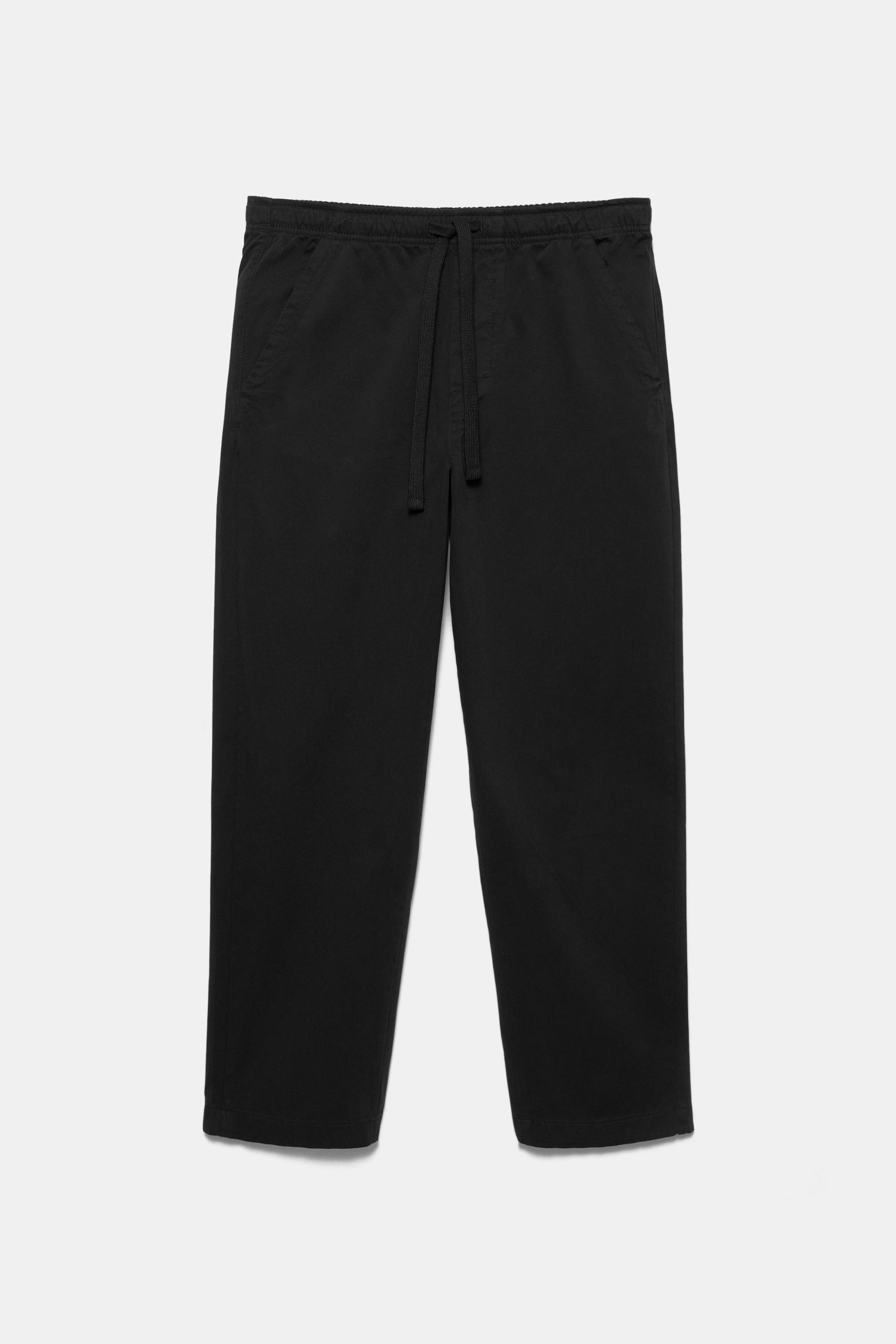 Baggy jogger pants — Black