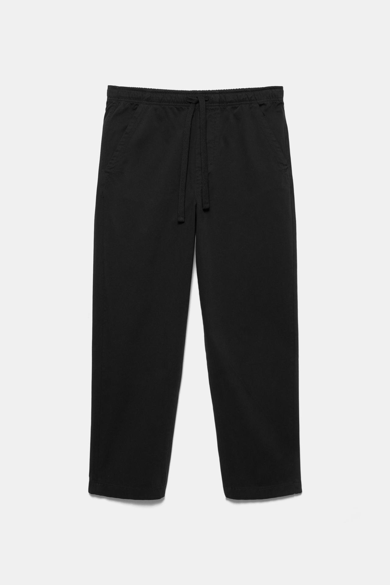 Baggy jogger pants — Black