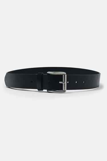 Leather-effect belt — Black 3