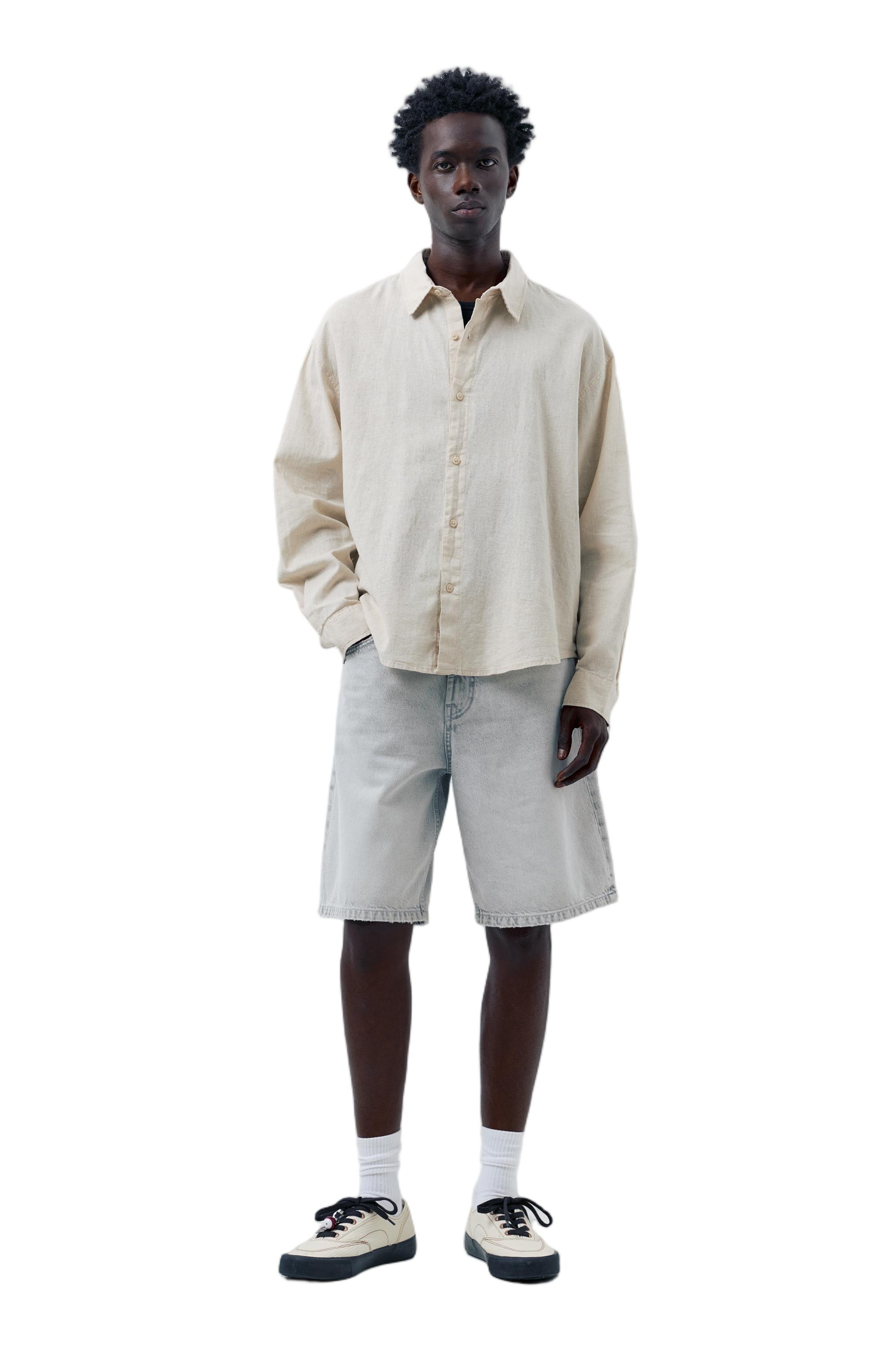 Ketenli gömlek - Görsel 32