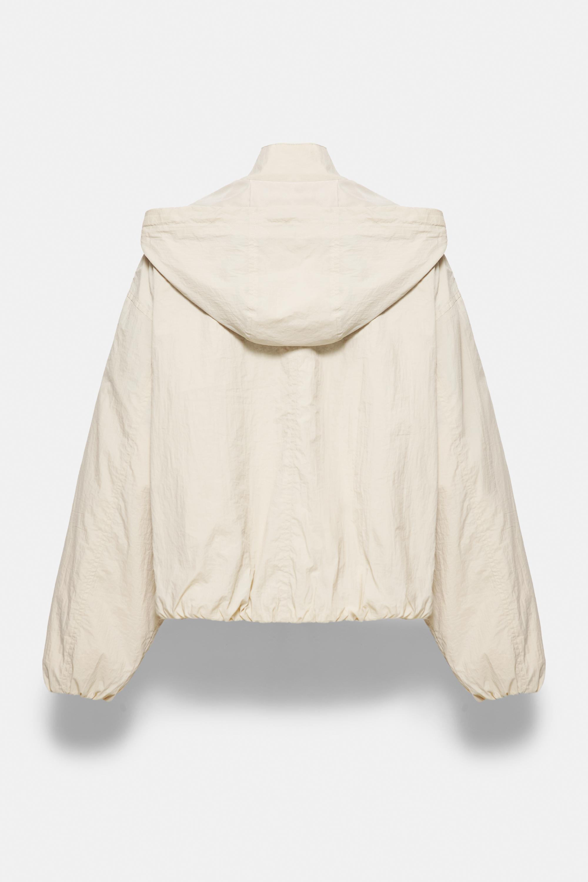 Lightweight hooded jacket — Sand
