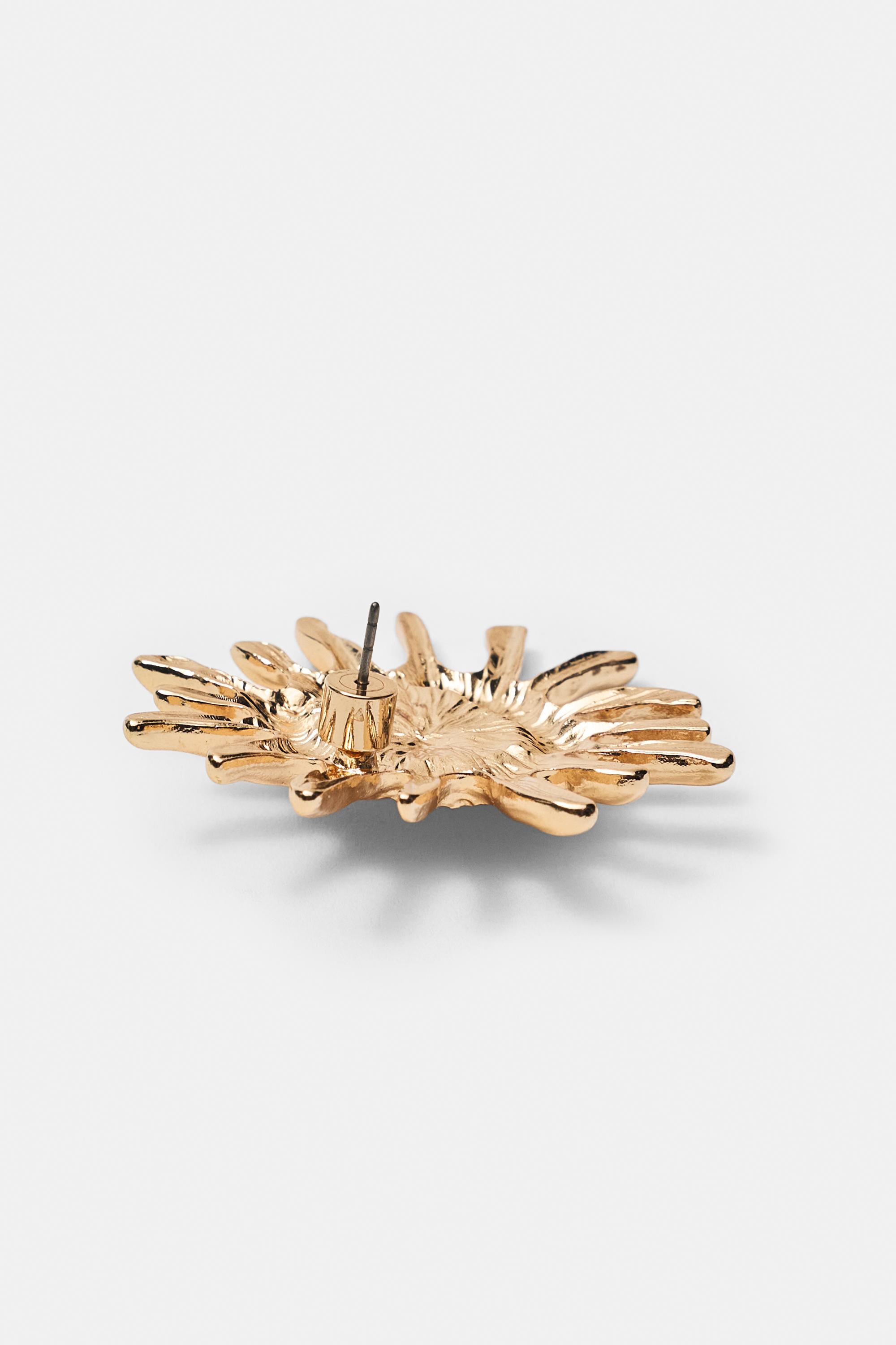 Sun earrings — Gold