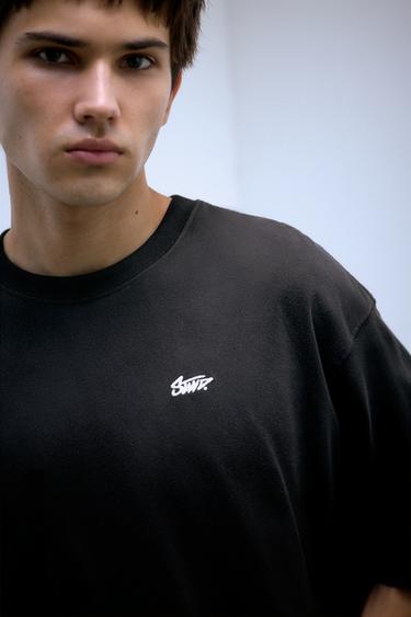 STWD ombré T-shirt — Black 4