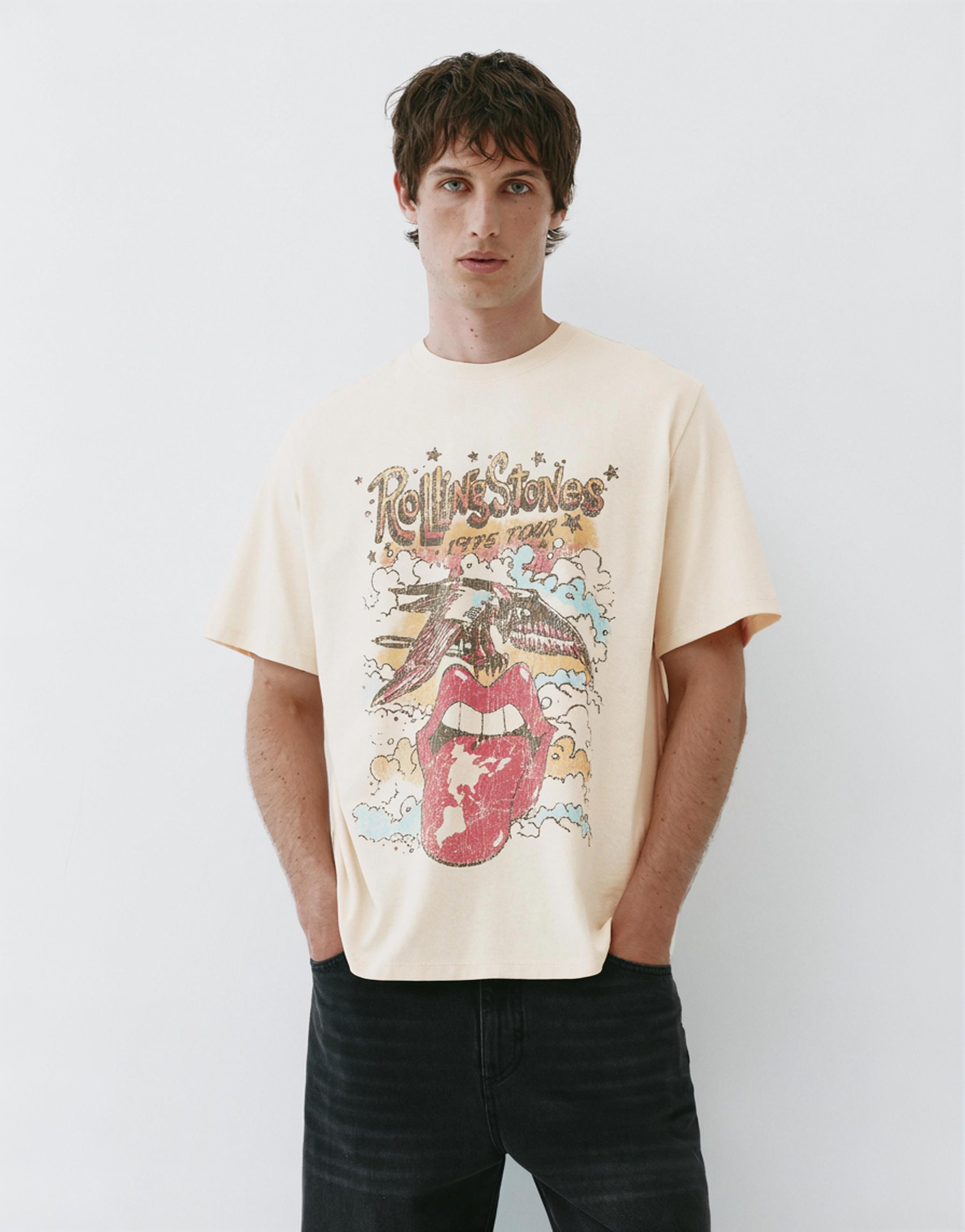 Rolling Stones T-shirt — Off white
