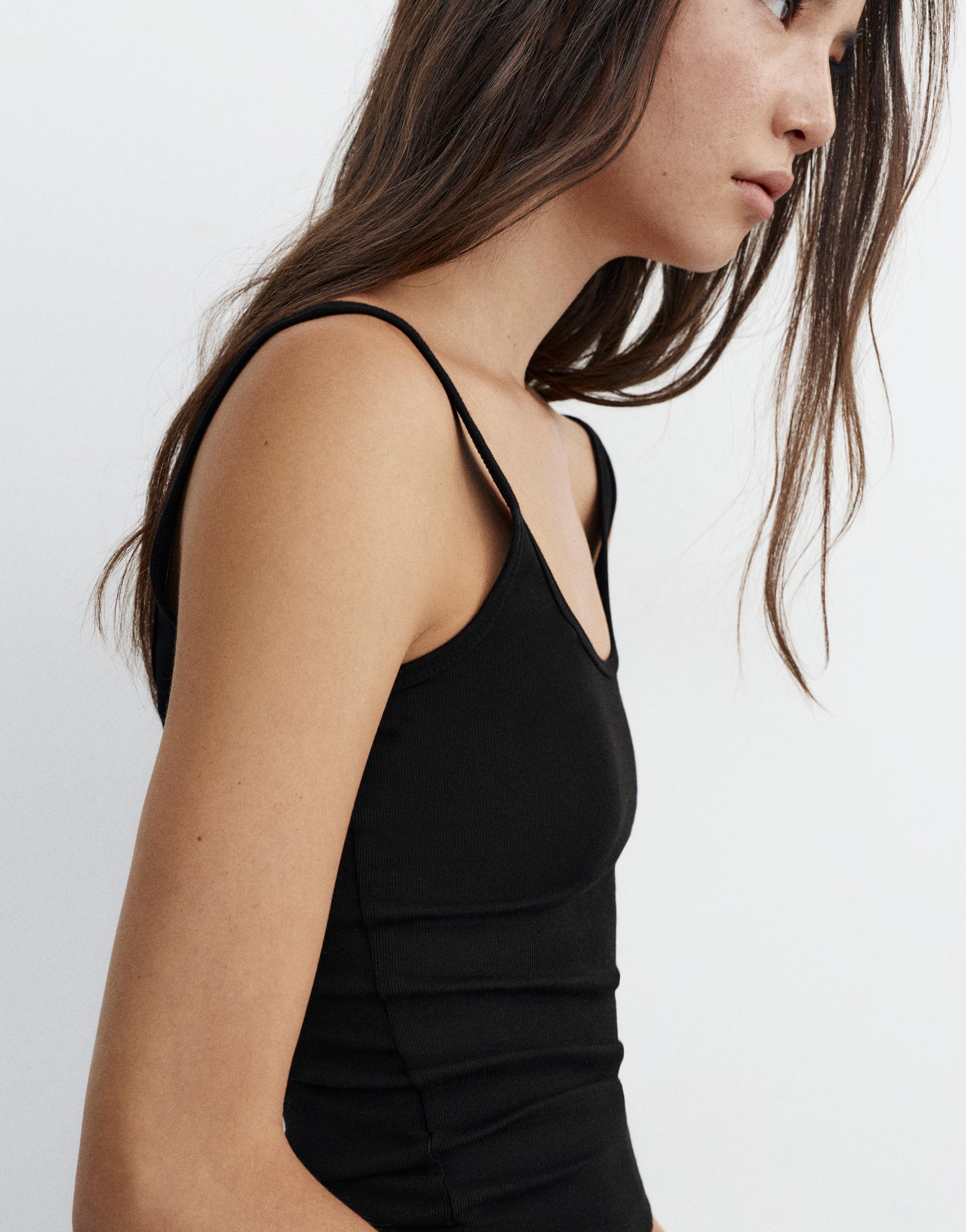 Modal tank top — Black