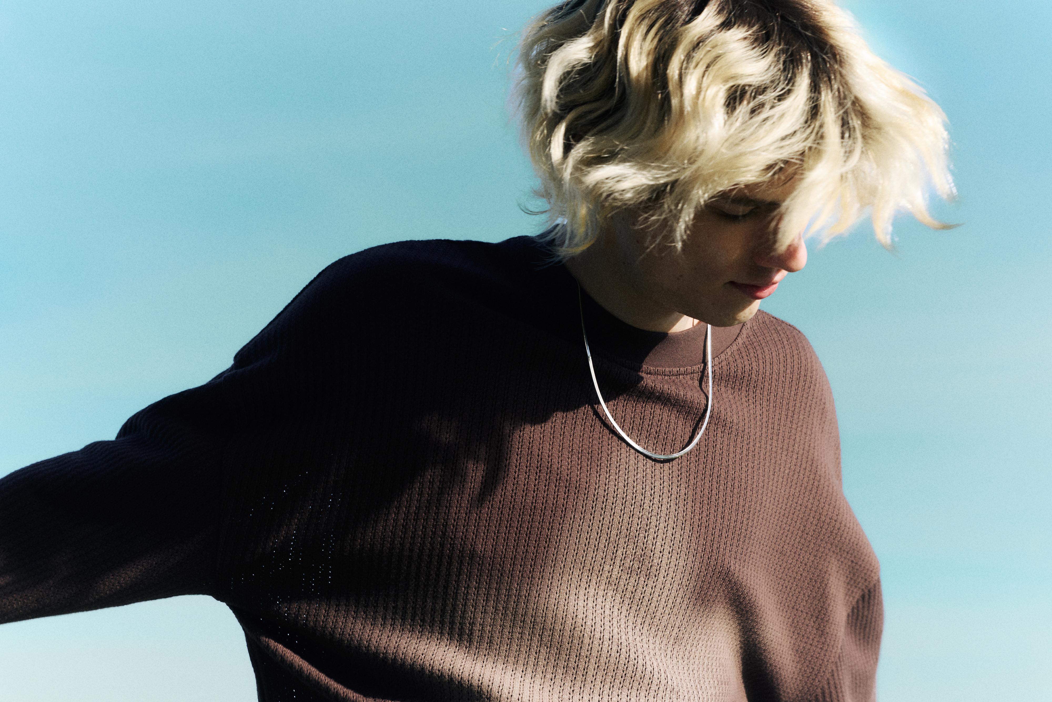 Yıldız baskılı triko tişört - Görsel 30