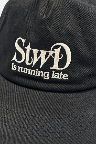 STWD embroidered cap — Dark grey 2