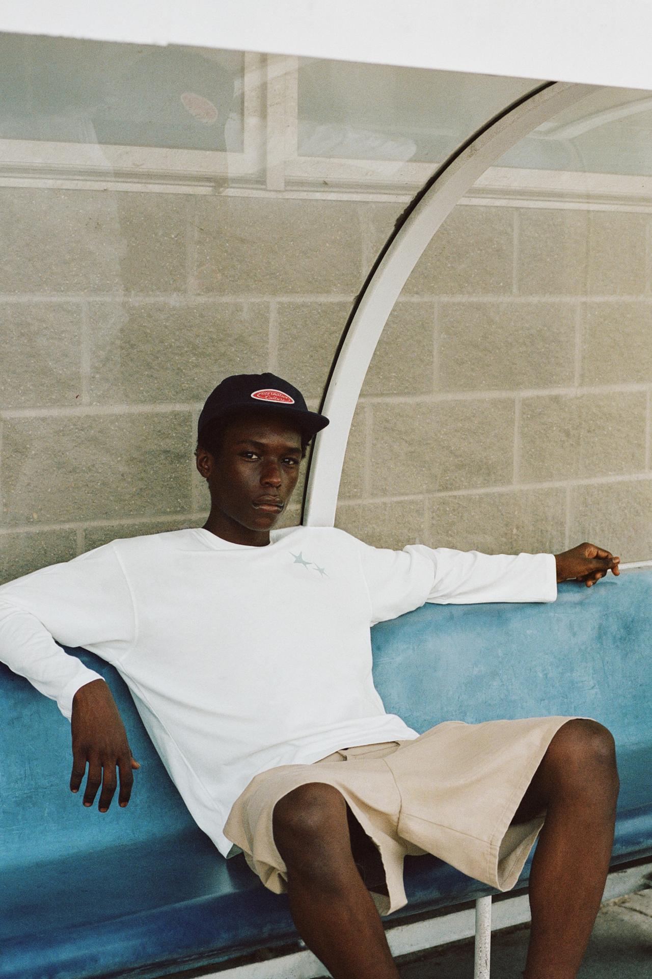 STWD boxy star T-shirt — Off white