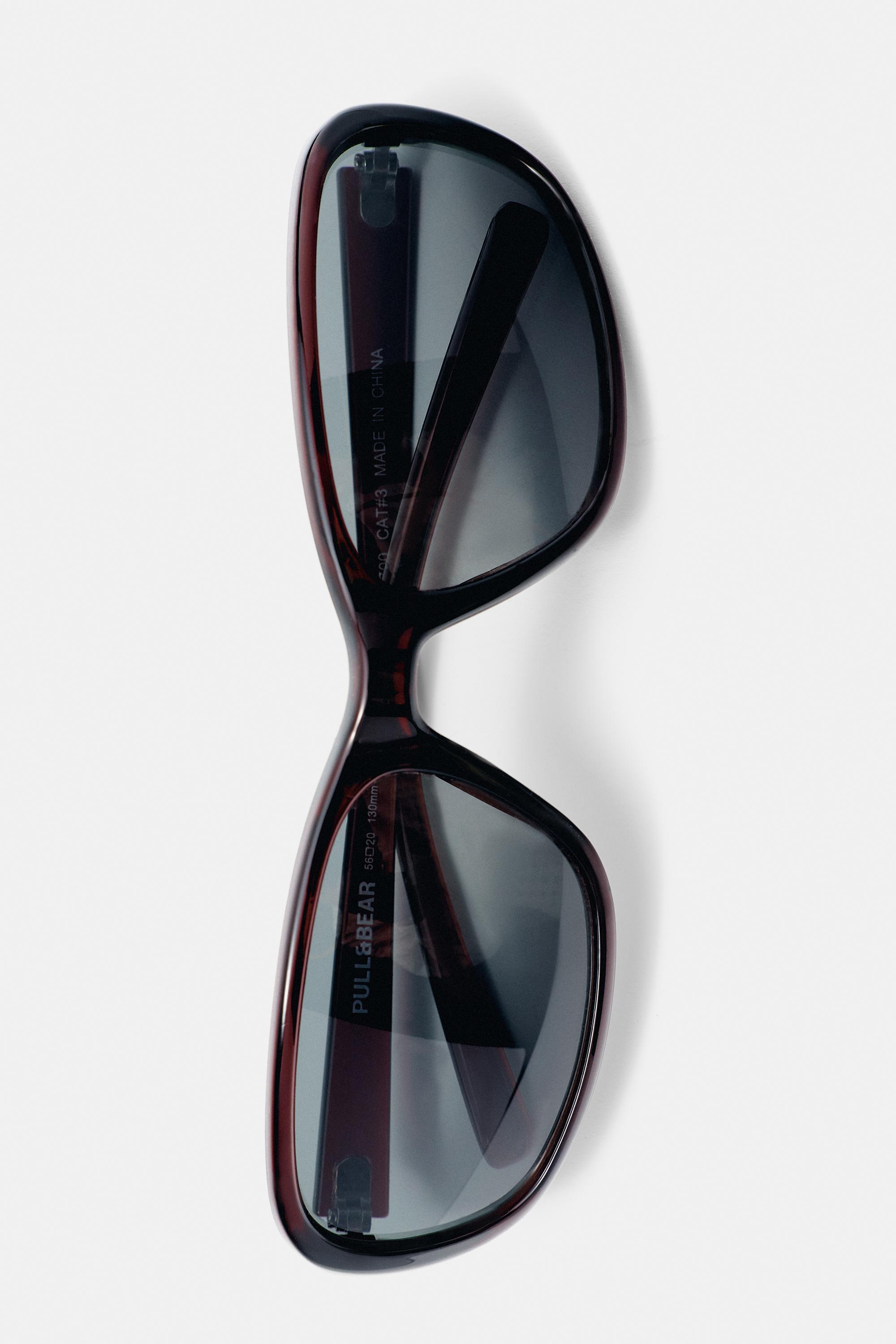 Rounded sunglasses — Brown