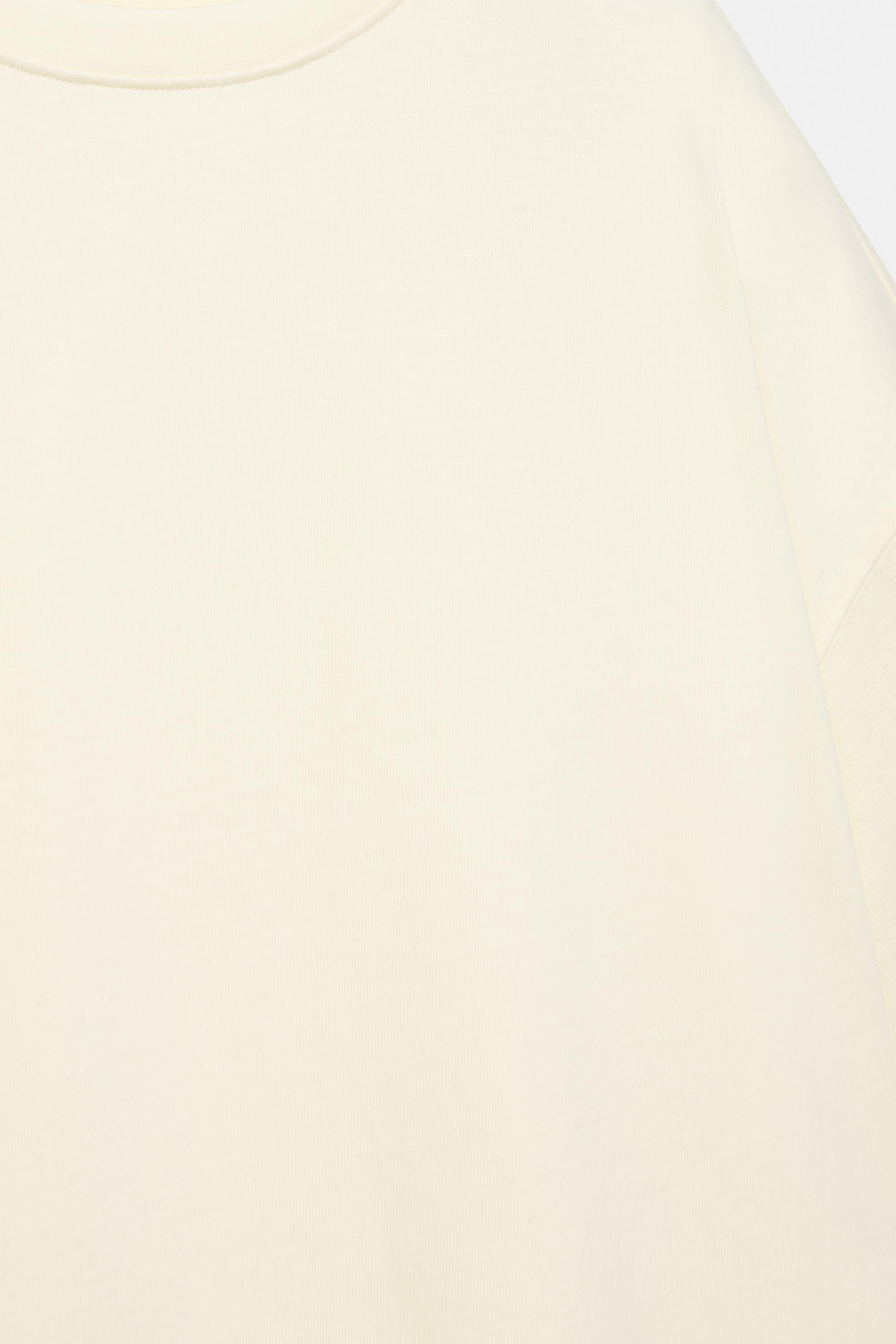 Boxy fit short sleeve T-shirt — Vanilla