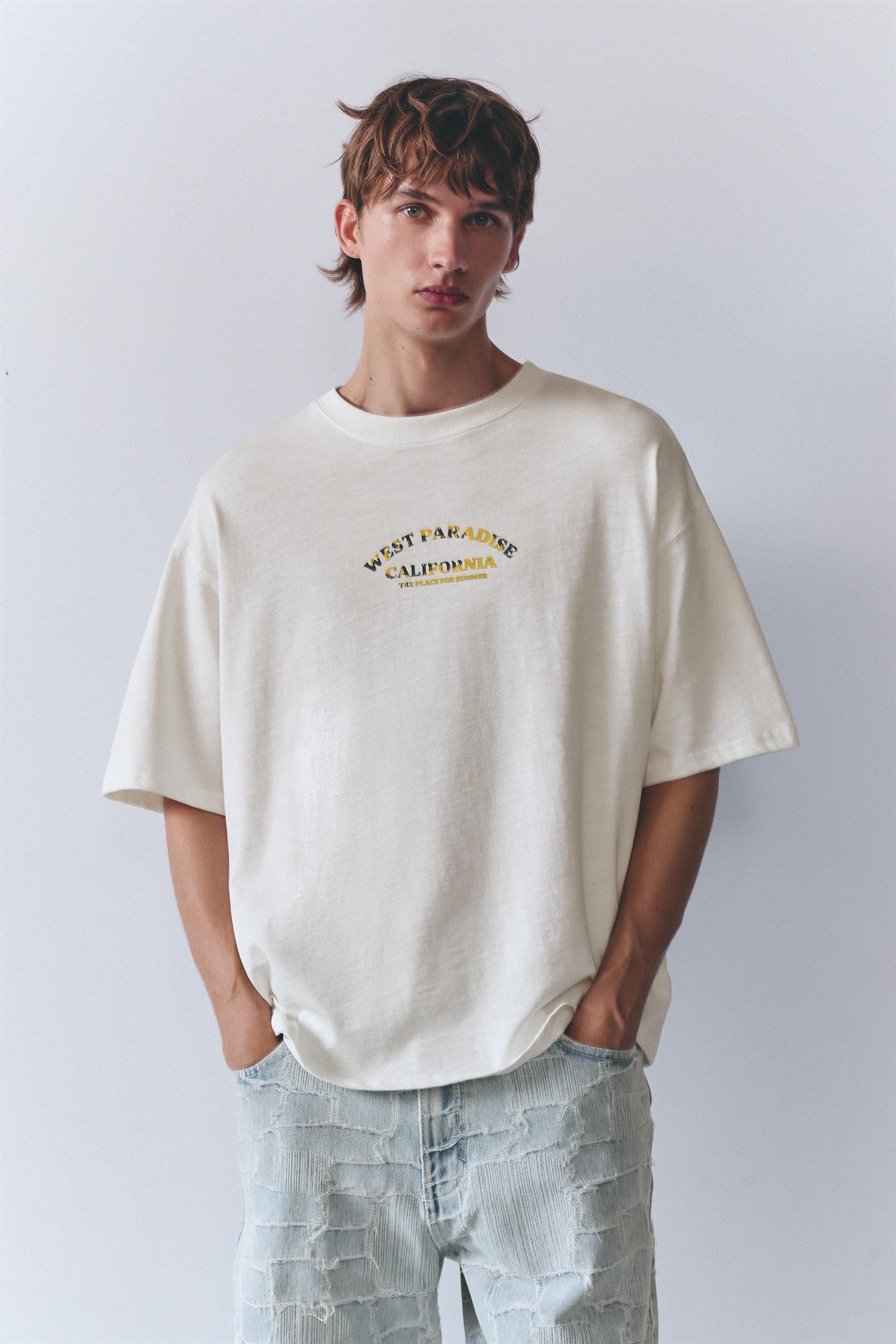 West Paradise graphic T-shirt — Off white