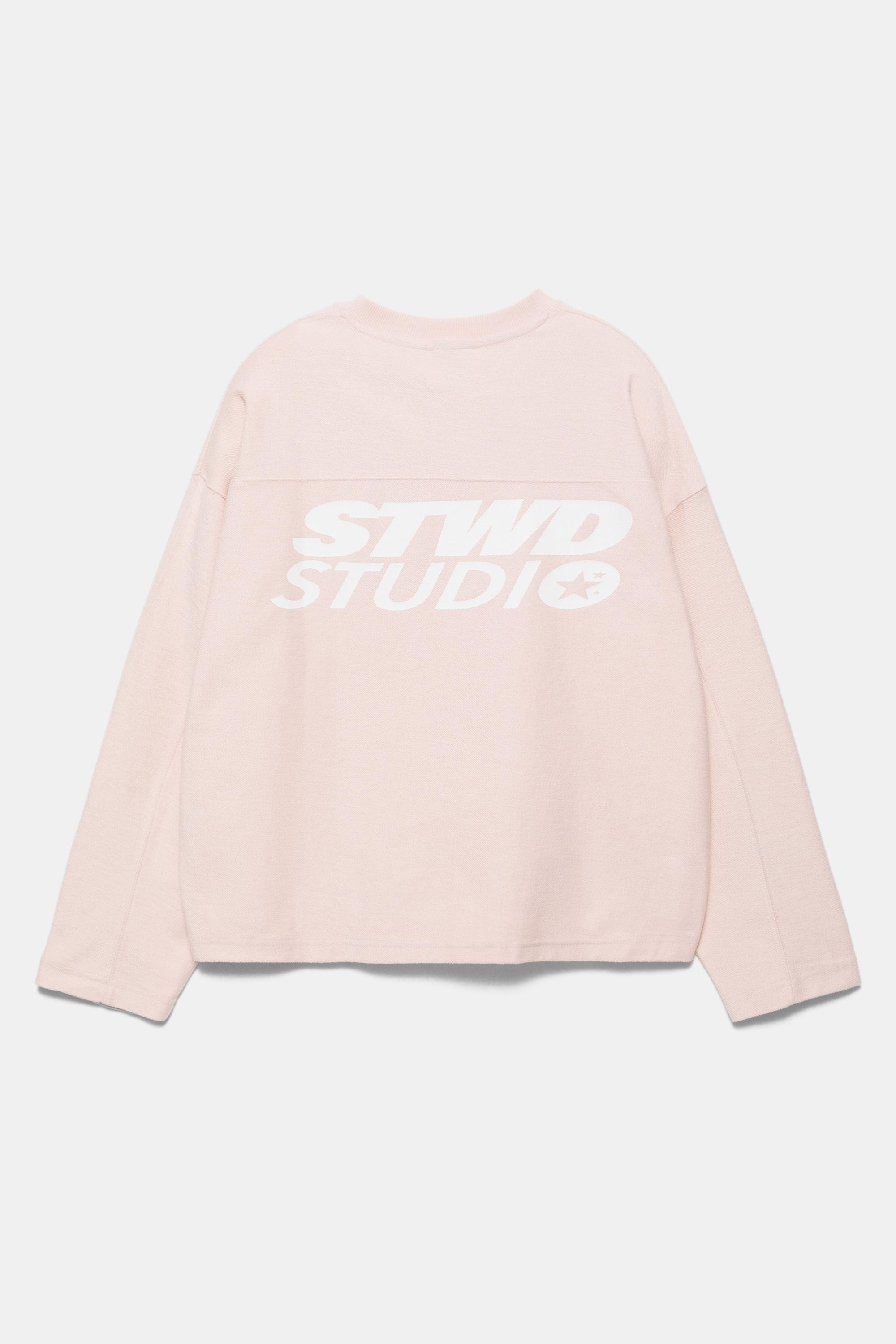 STWD Round Neck Sweatshirt — Pink