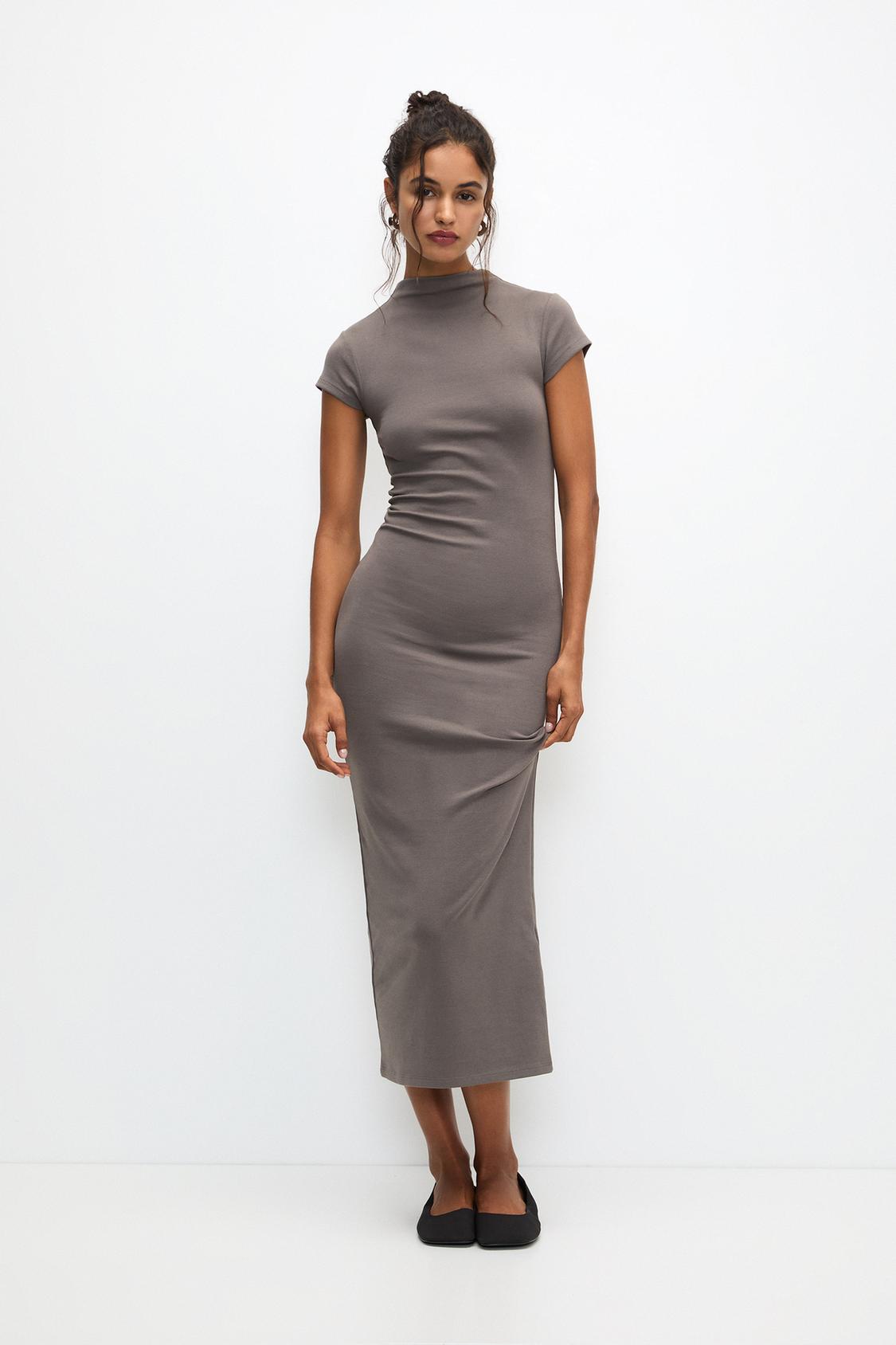 Vestido Midi Vestidos Pull And Bear Mujer Trajes Pull And Bear