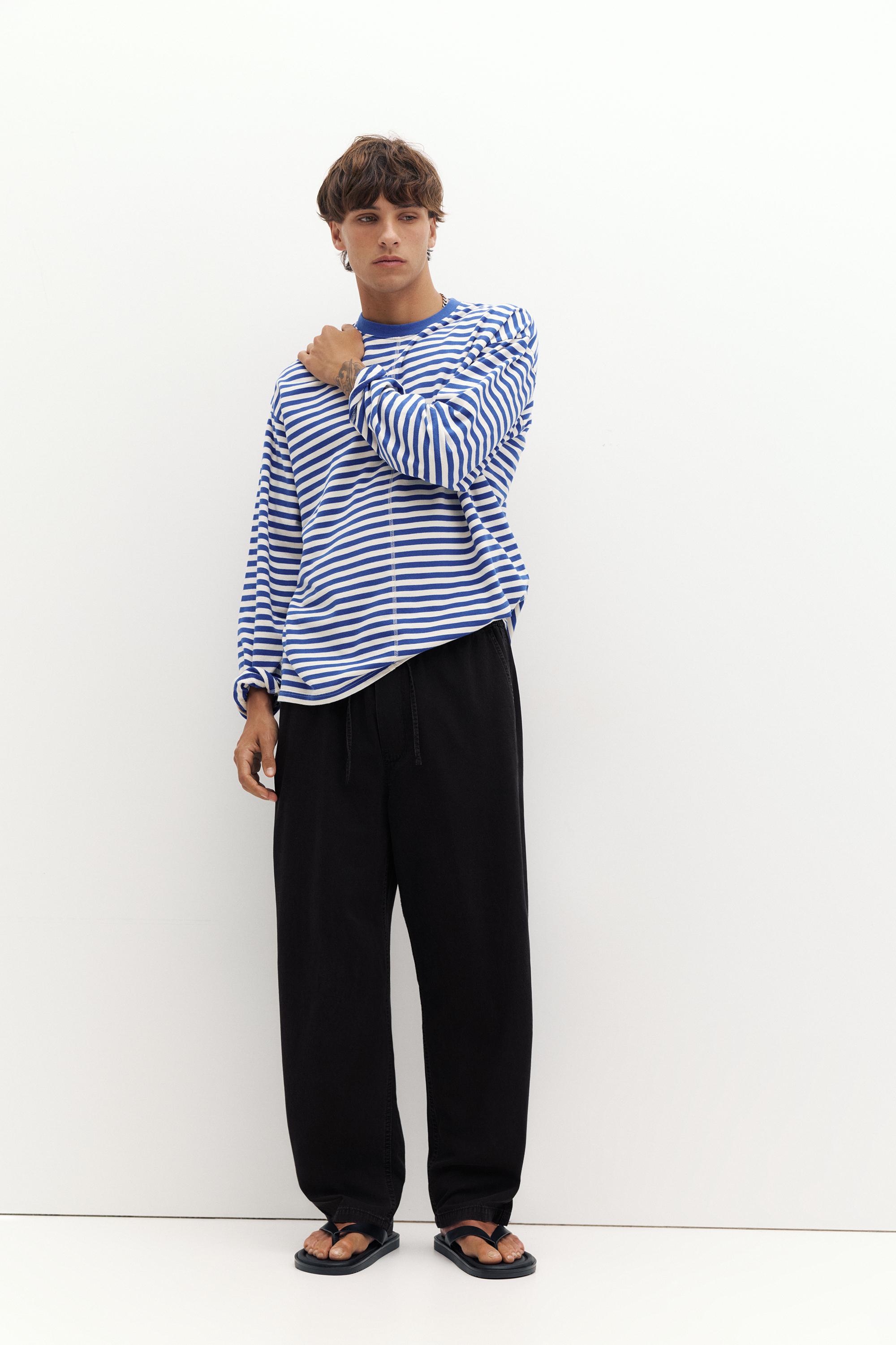 Denim joggers — Faded black