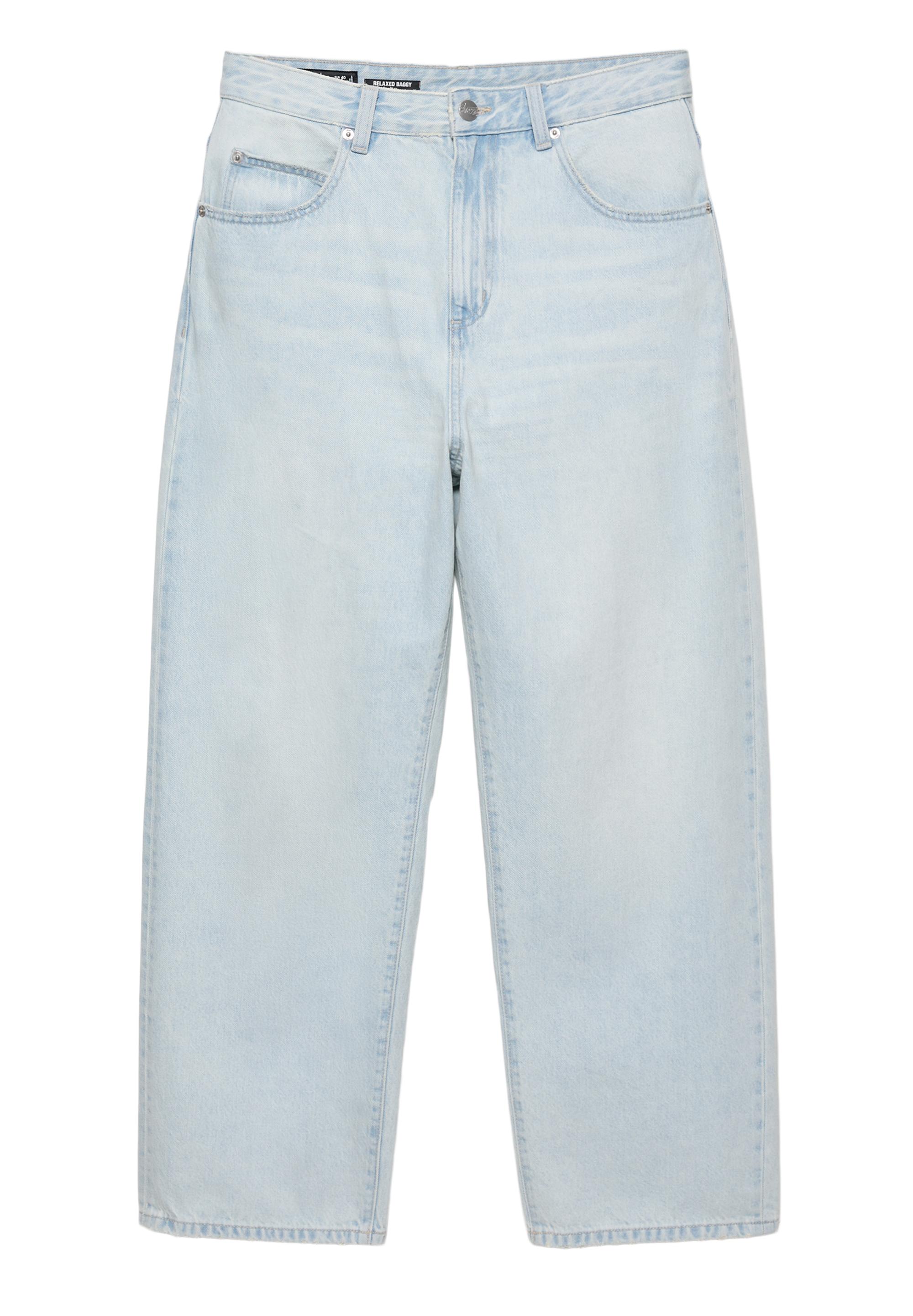 Relaxed fit baggy jeans — Pale blue