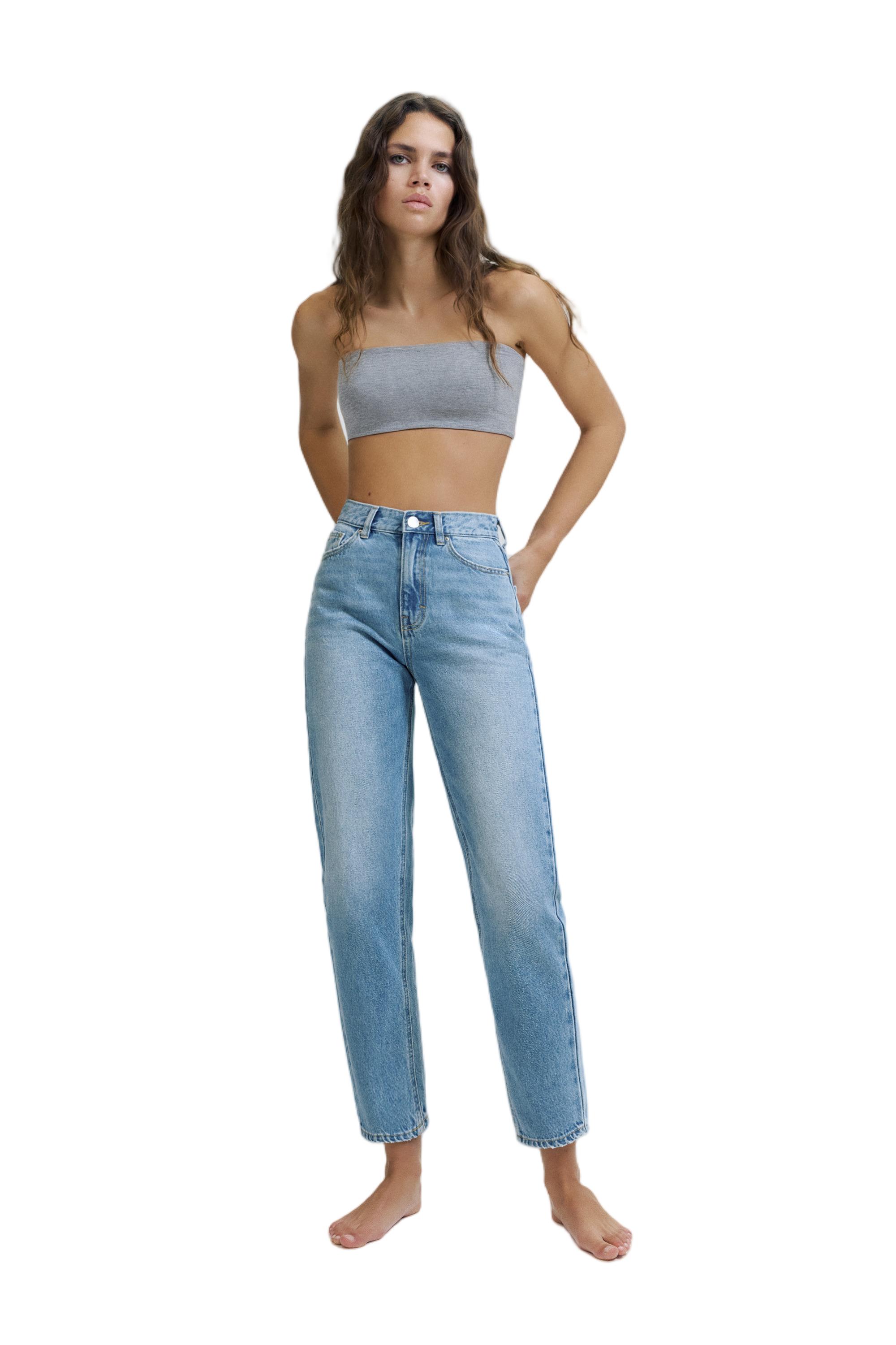 Mom fit yüksek bel jean - Görsel 74