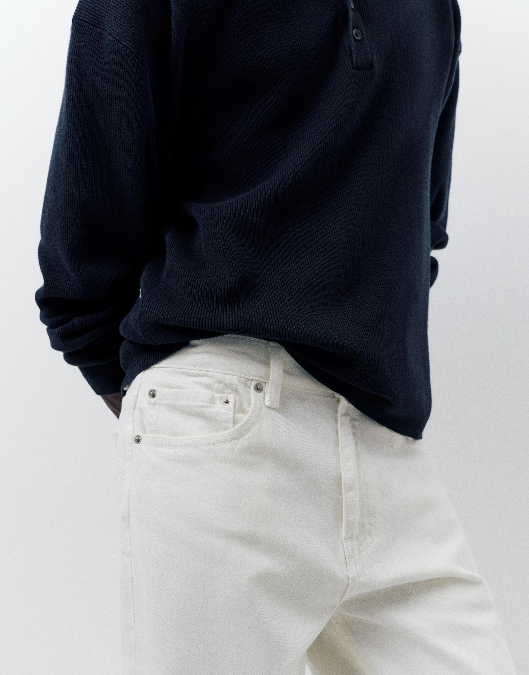 Slim fit jeans — Off white