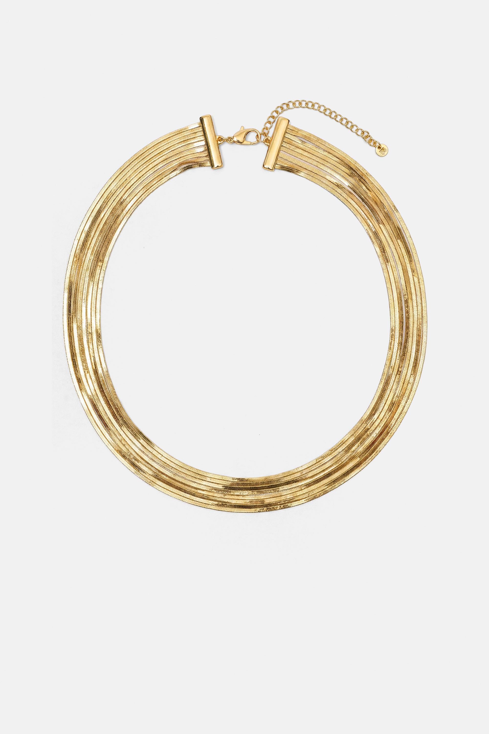 Multi-strand necklace — Gold