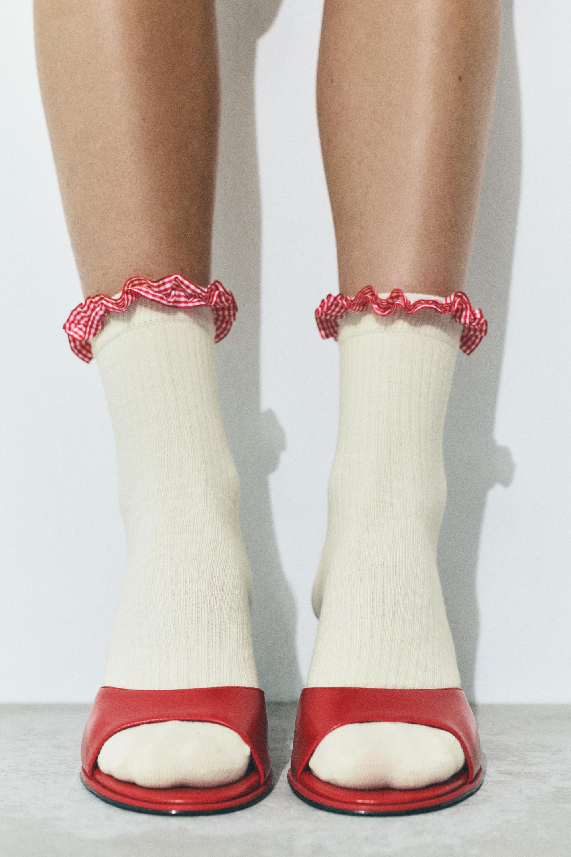 Dantelli çorap - Görsel 6