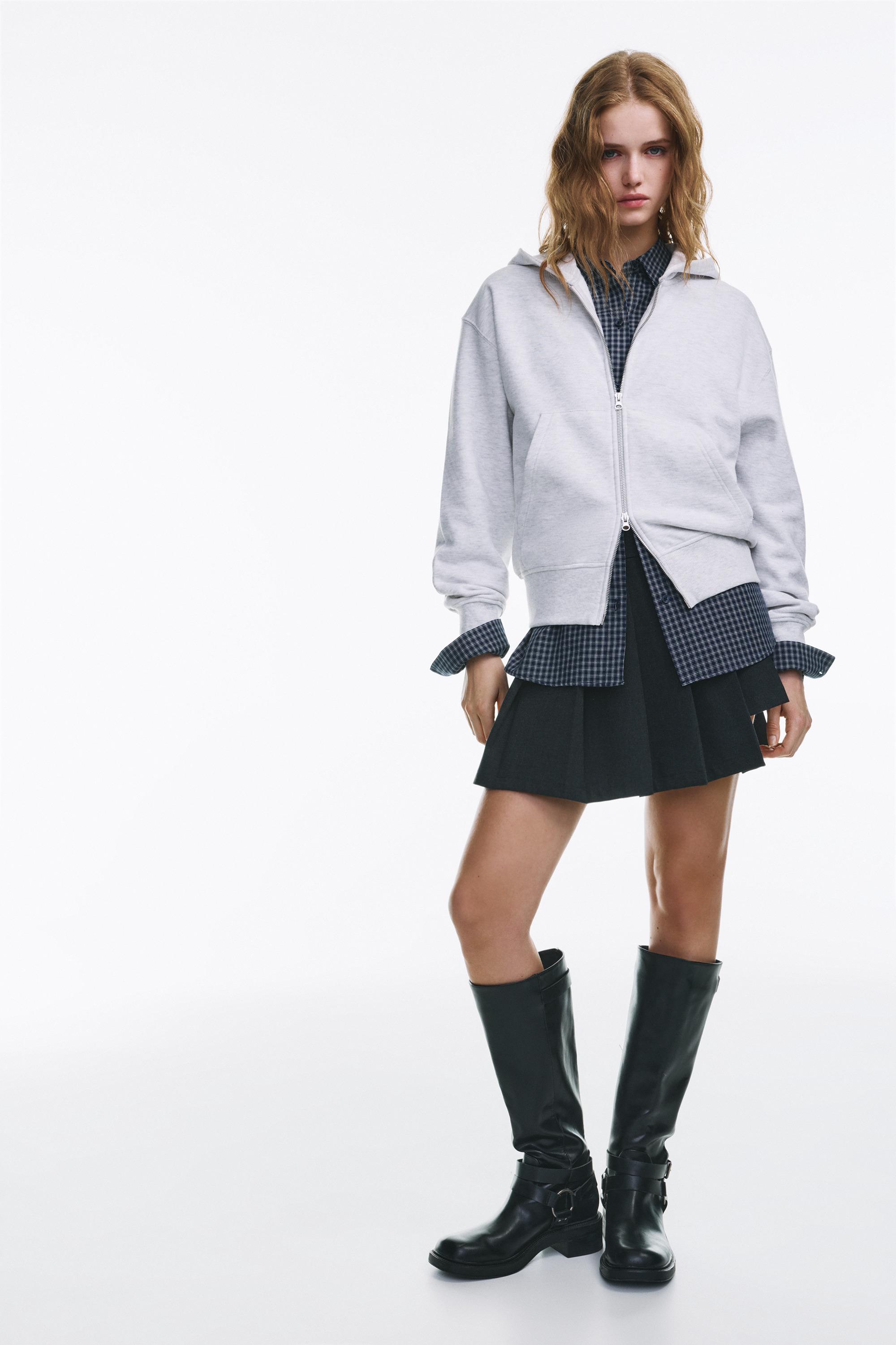 Fermuarlı kapüşonlu sweatshirt - Görsel 32