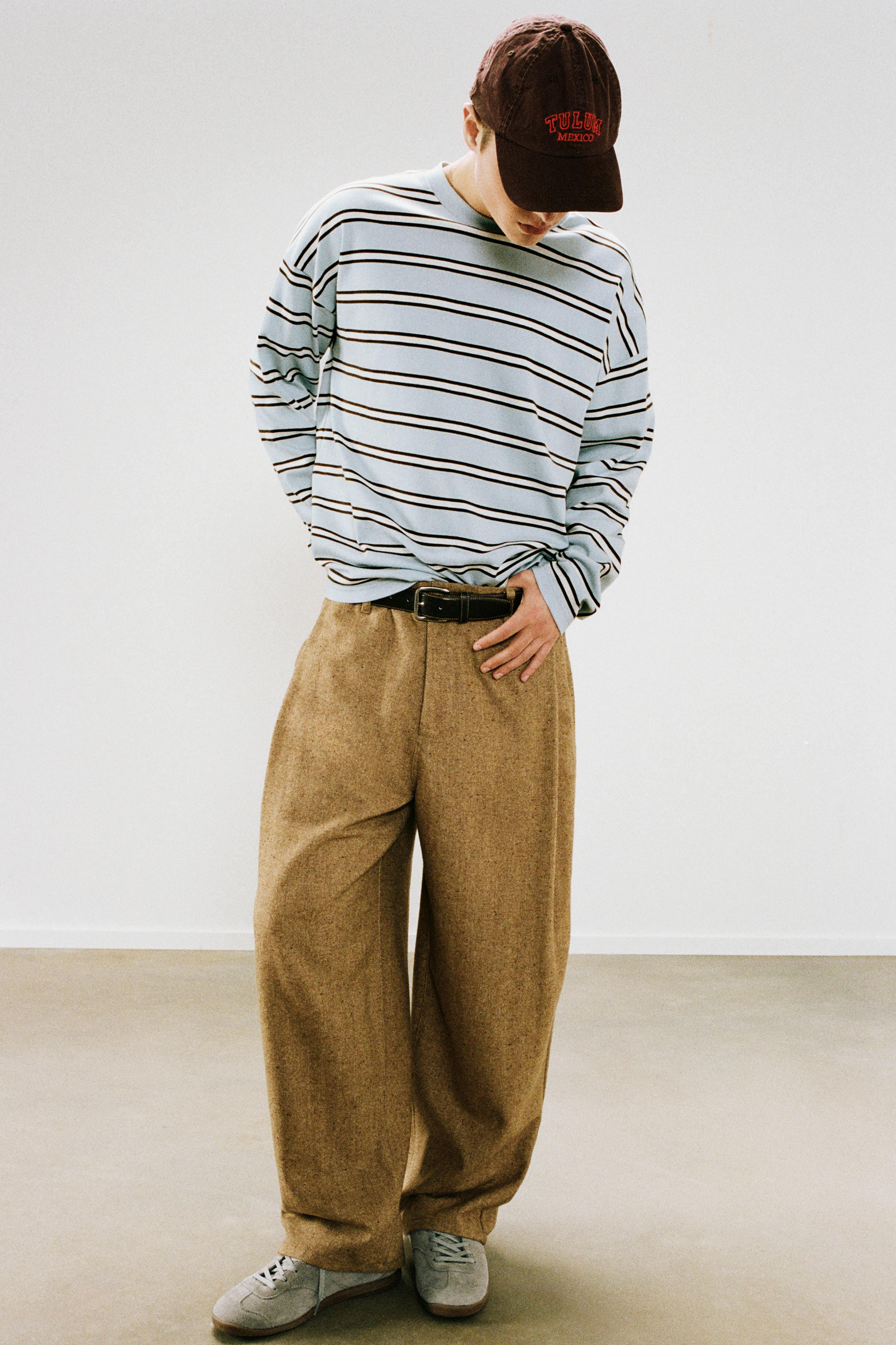 Uzun kollu çizgili t-shirt - Görsel 17