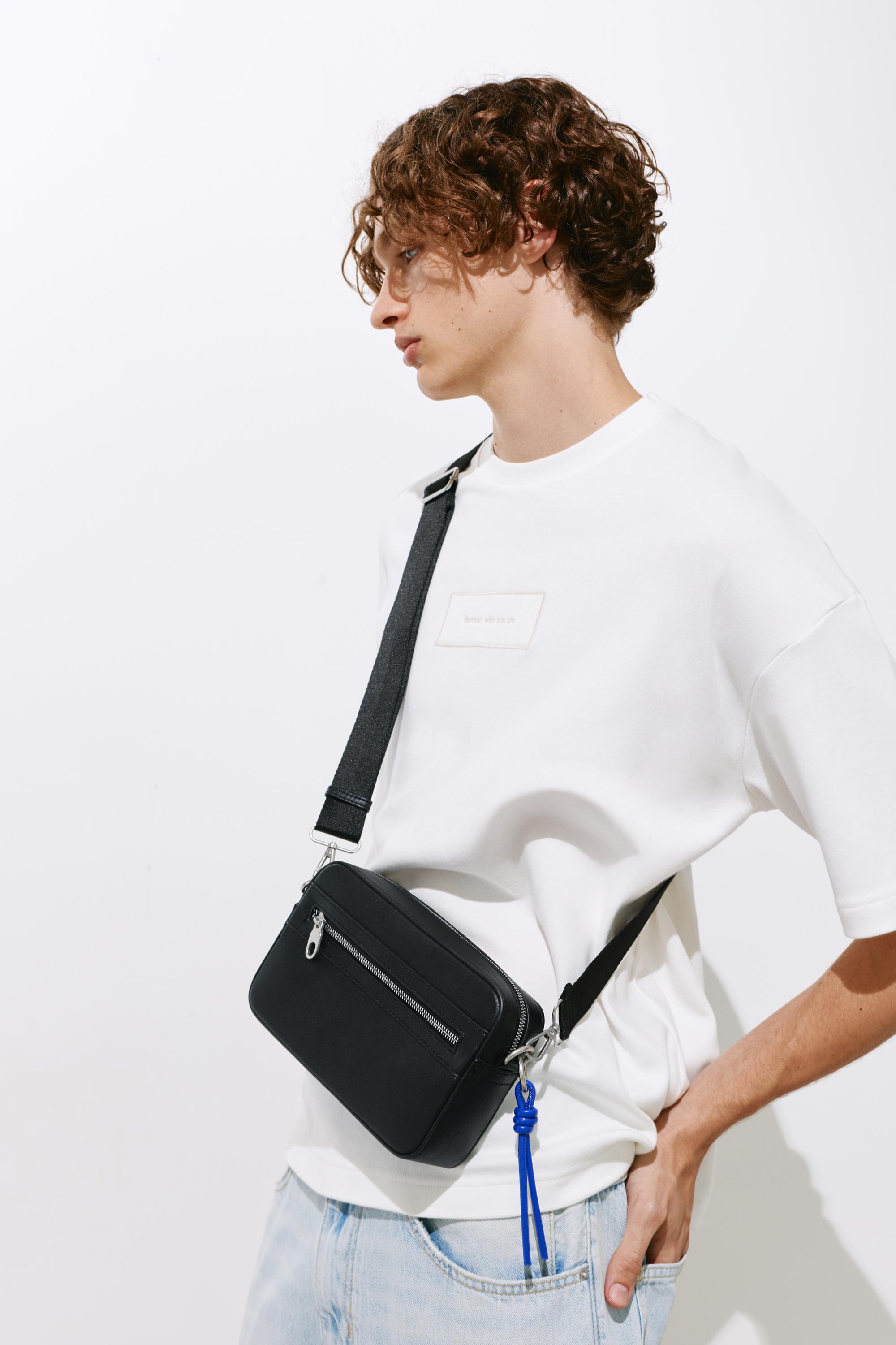Embellished crossbody bag — Black