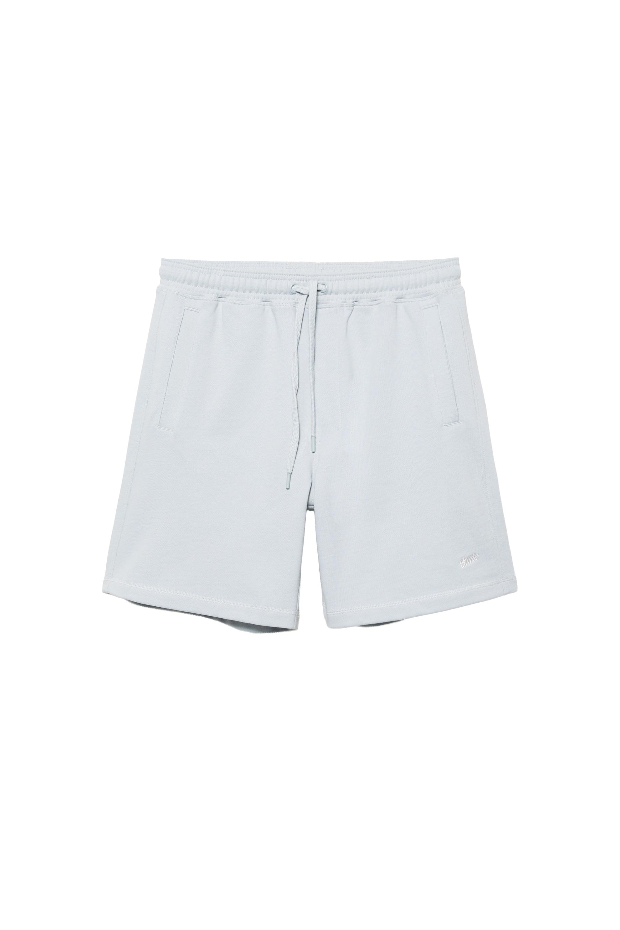 Logolu jogger bermuda şort - Görsel 122