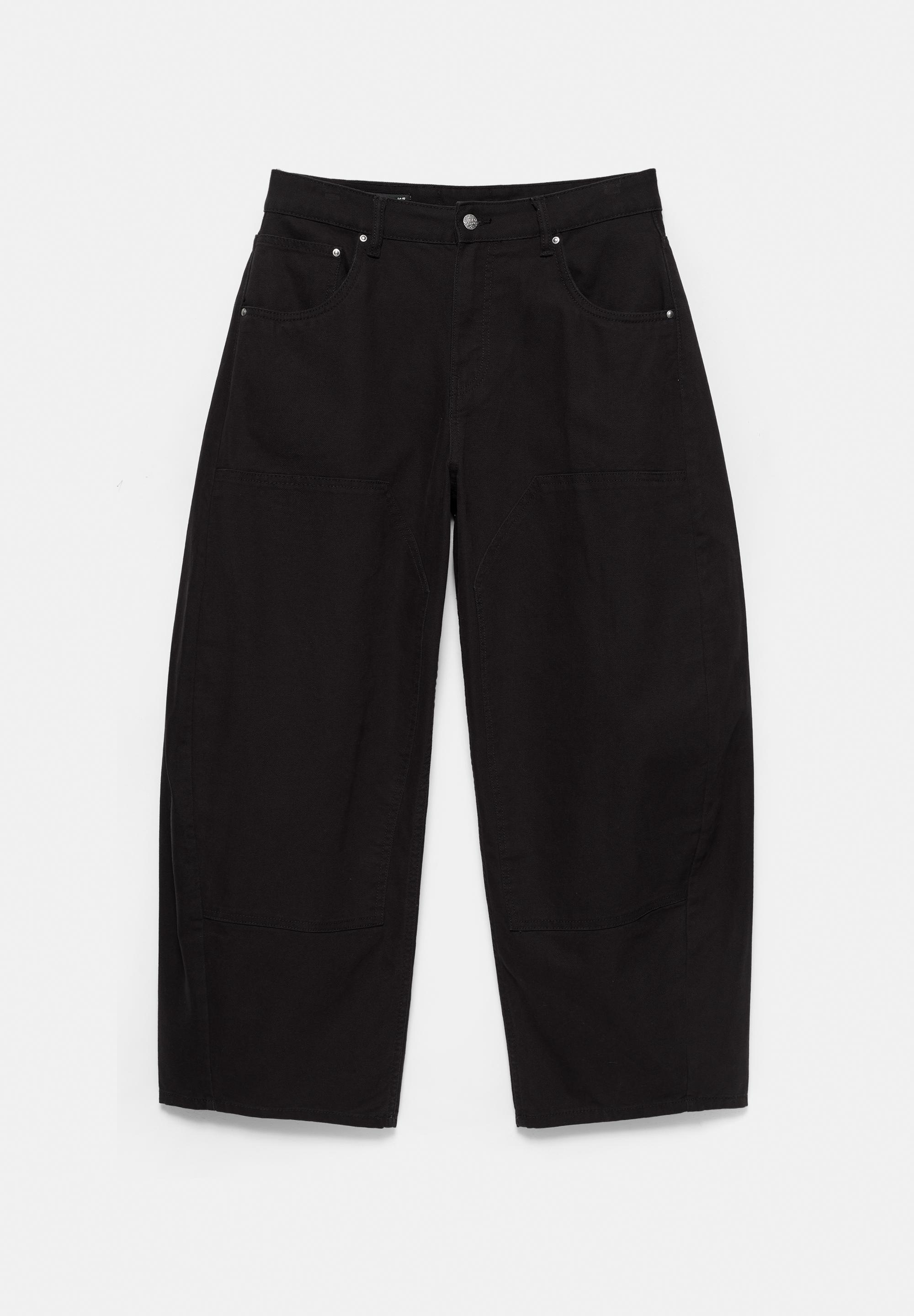 Double-leg trousers — Black
