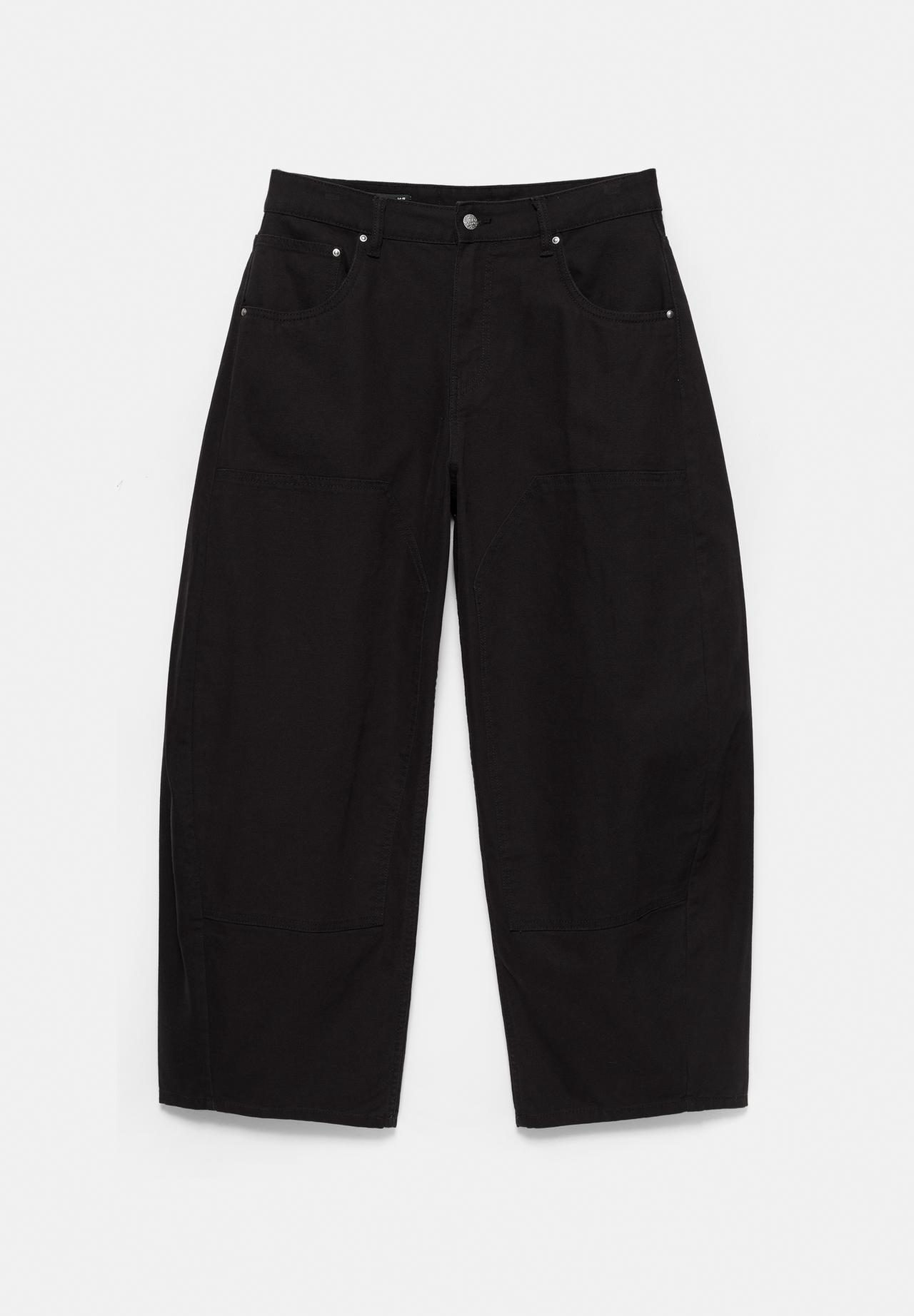 Double-leg trousers — Black