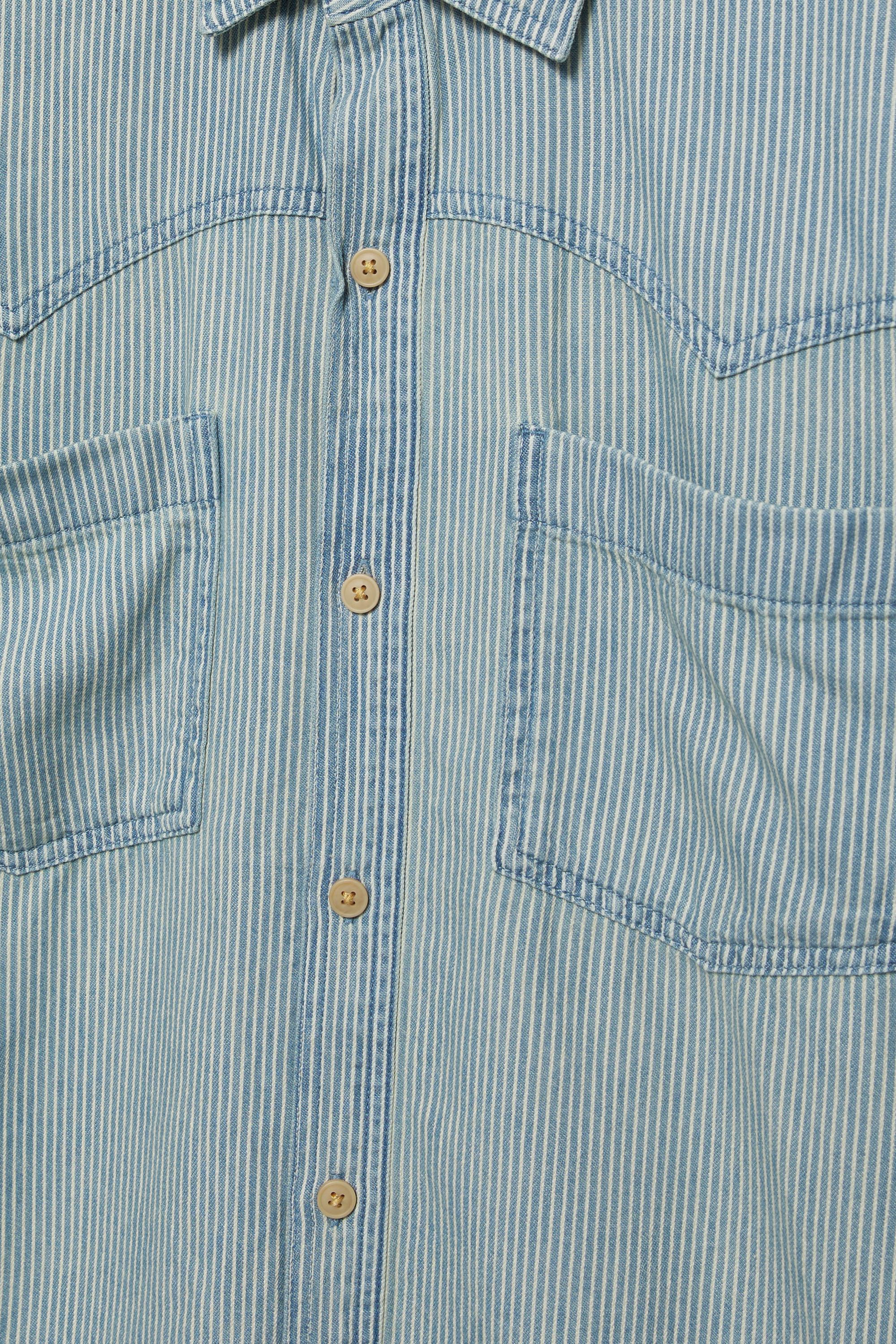 Kovboy çizgili gömlek