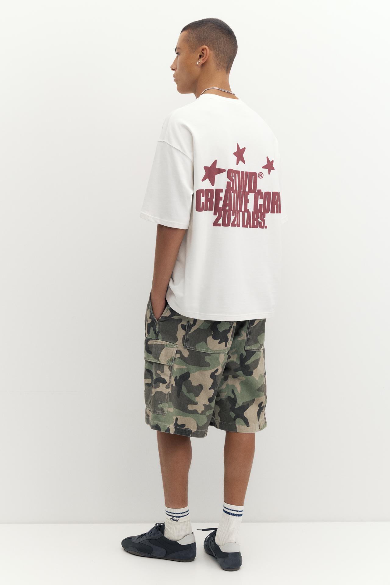 Short sleeve STWD sweatshirt — White