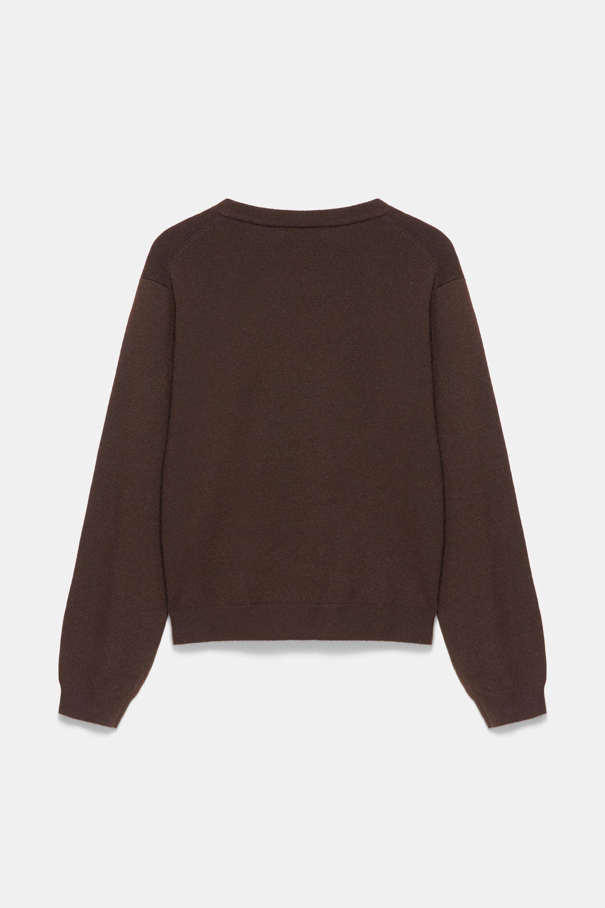 Soft knit jumper — Brown