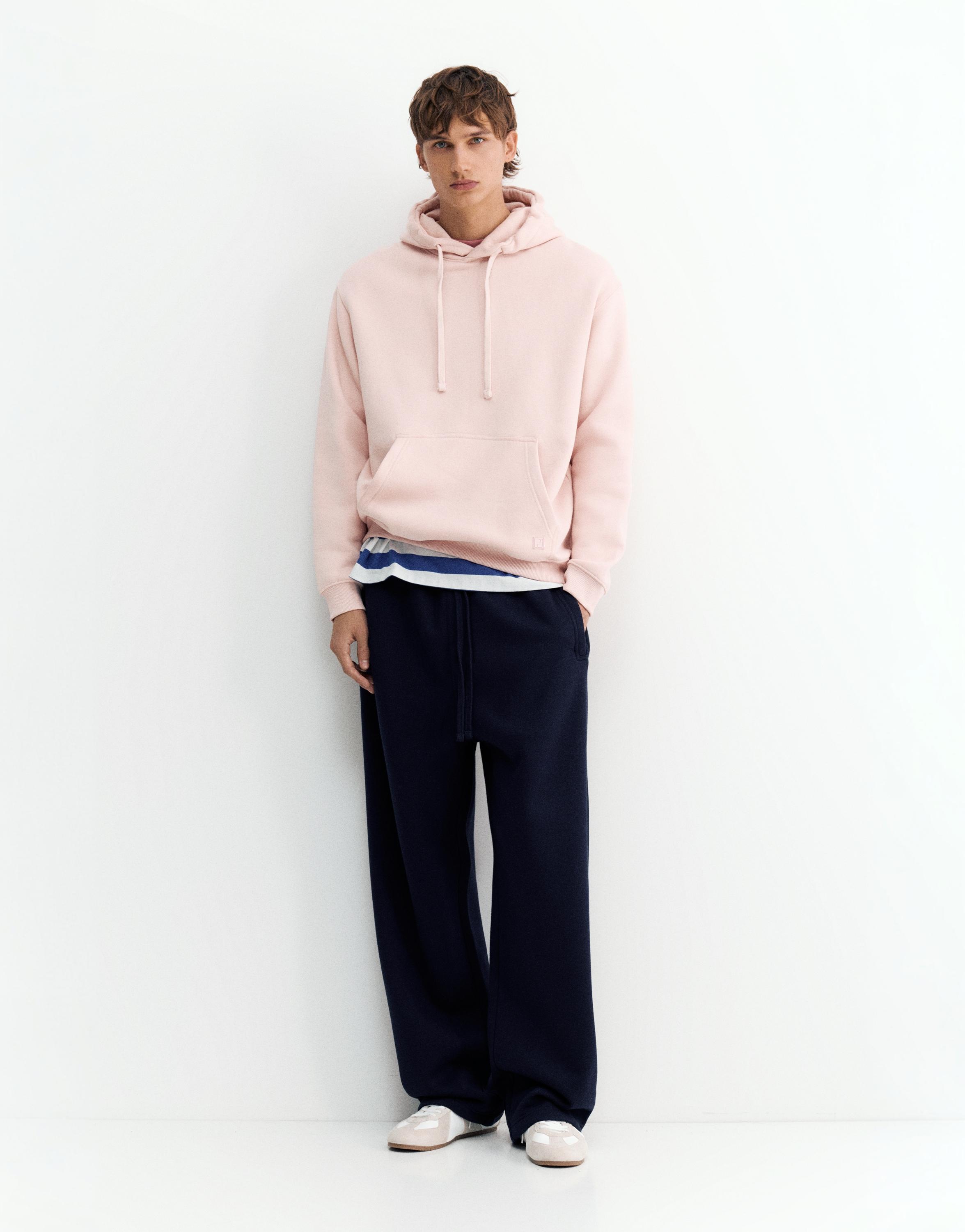 Basic hoodie — Pink