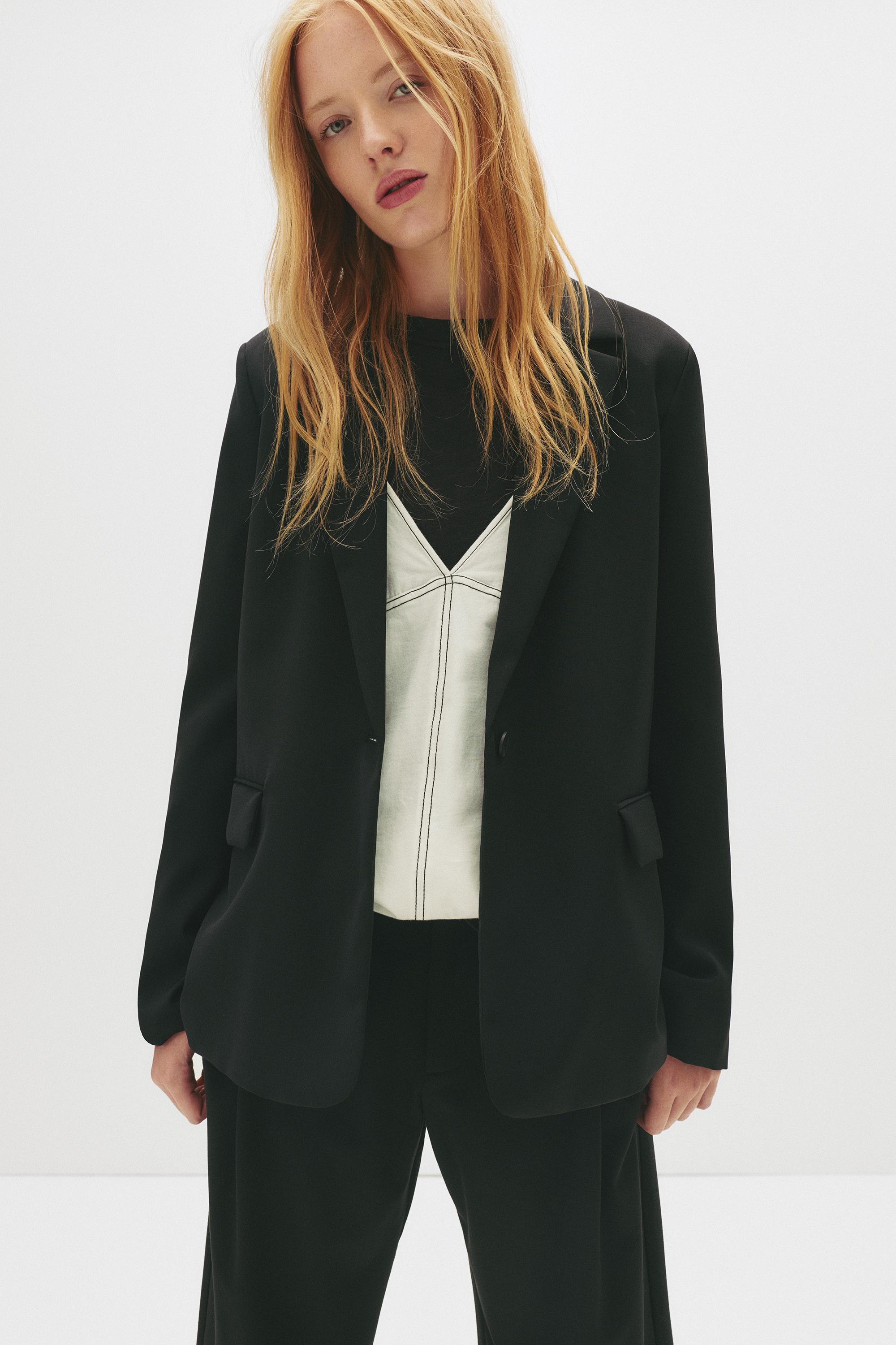 Basic blazer - Görsel 6