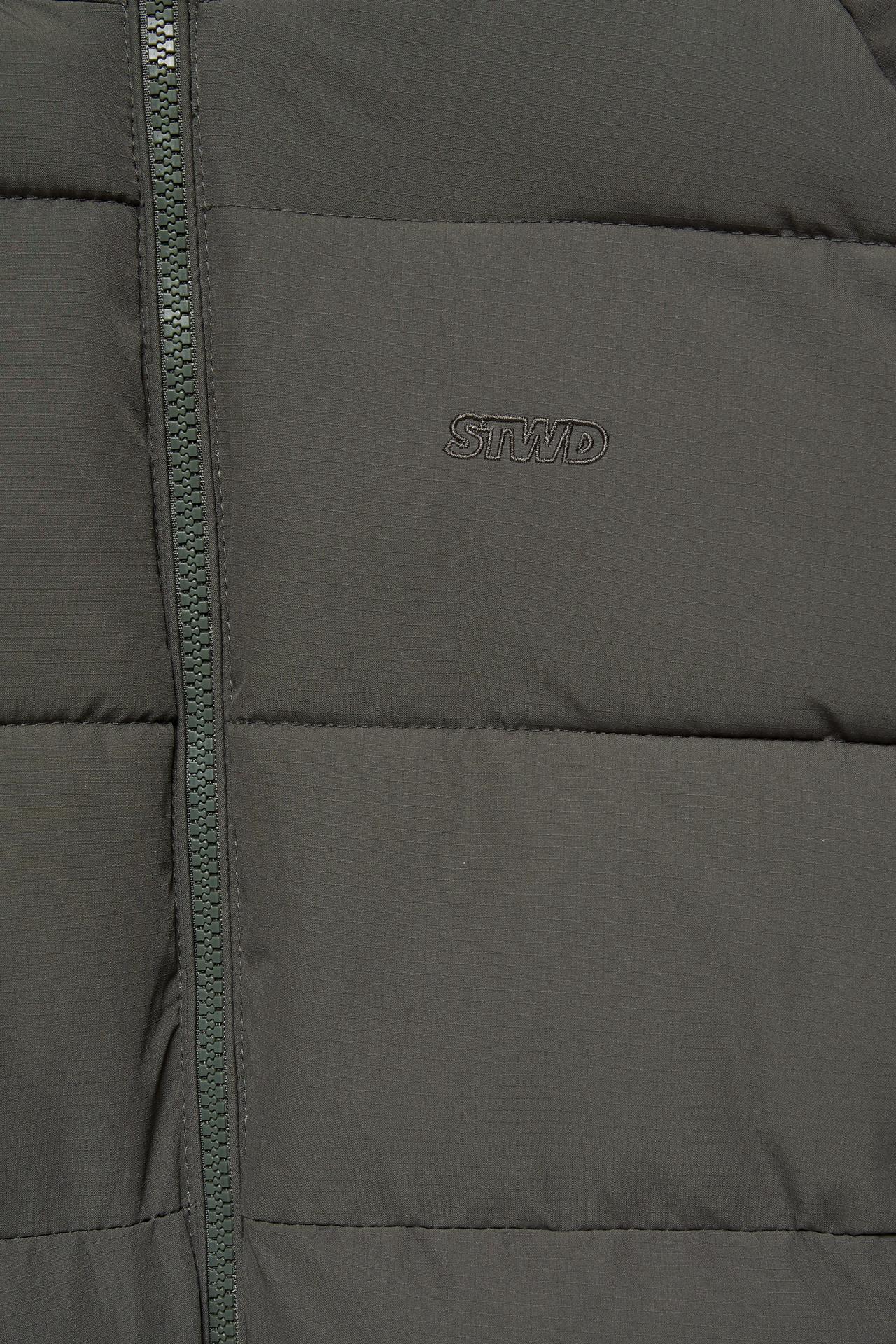 STWD hooded padded jacket — Anthracite grey
